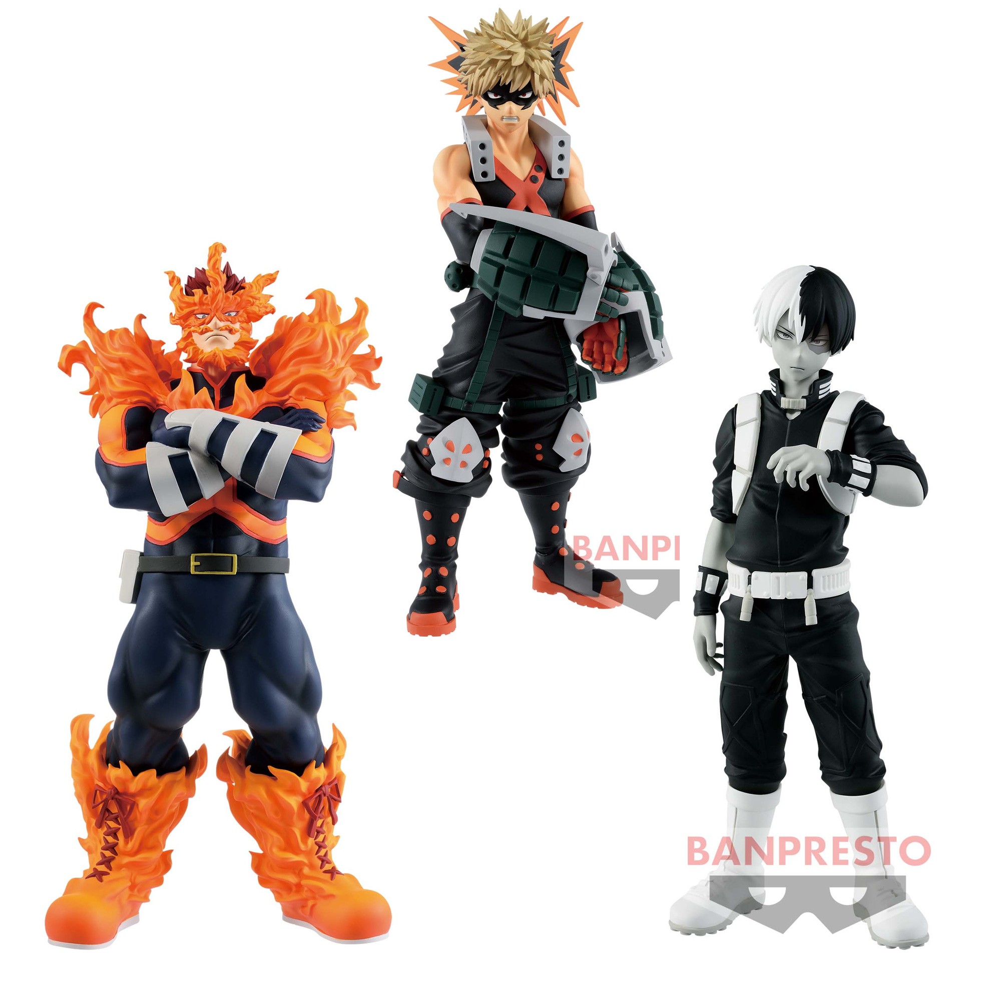 Mô hình Age Of Heroes Endeavor, Shoto, Bakugo - My Hero Academia Chính hãng Bandai