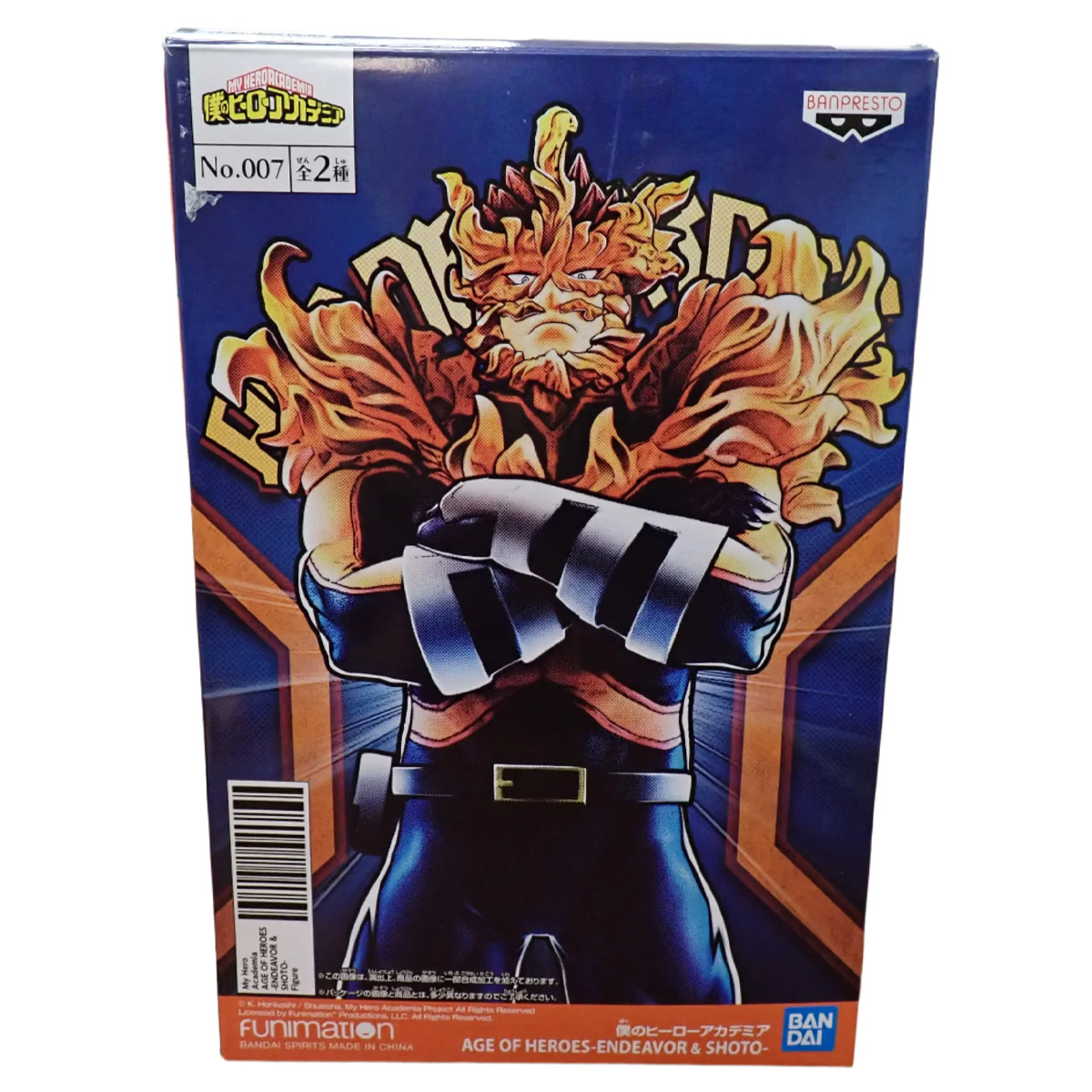 Mô hình Age Of Heroes Endeavor, Shoto, Bakugo - My Hero Academia Chính hãng Bandai