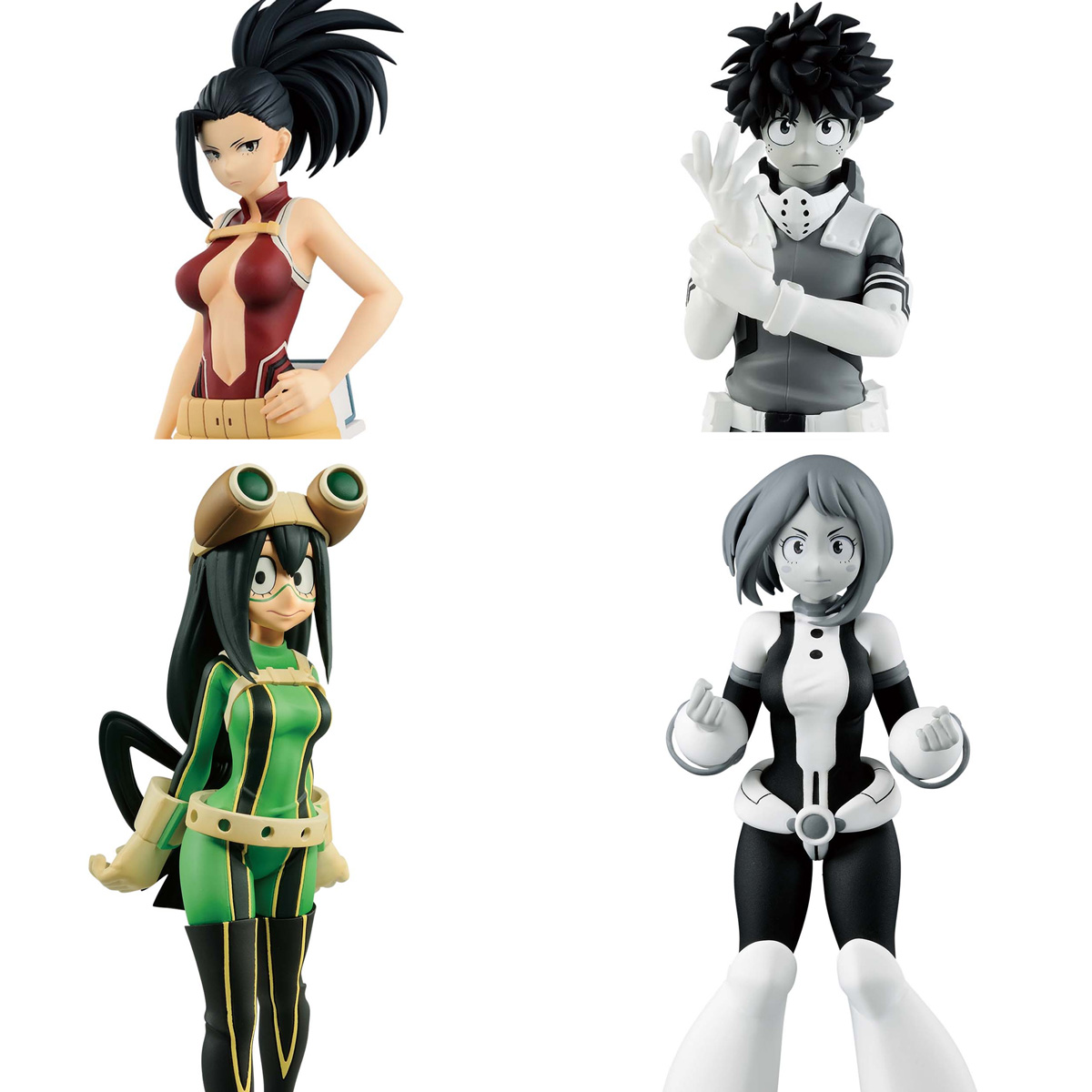 Mô hình Age Of Heroes Froppy, Uravity, Creaty, Deku - My Hero Academia Chính hãng Bandai