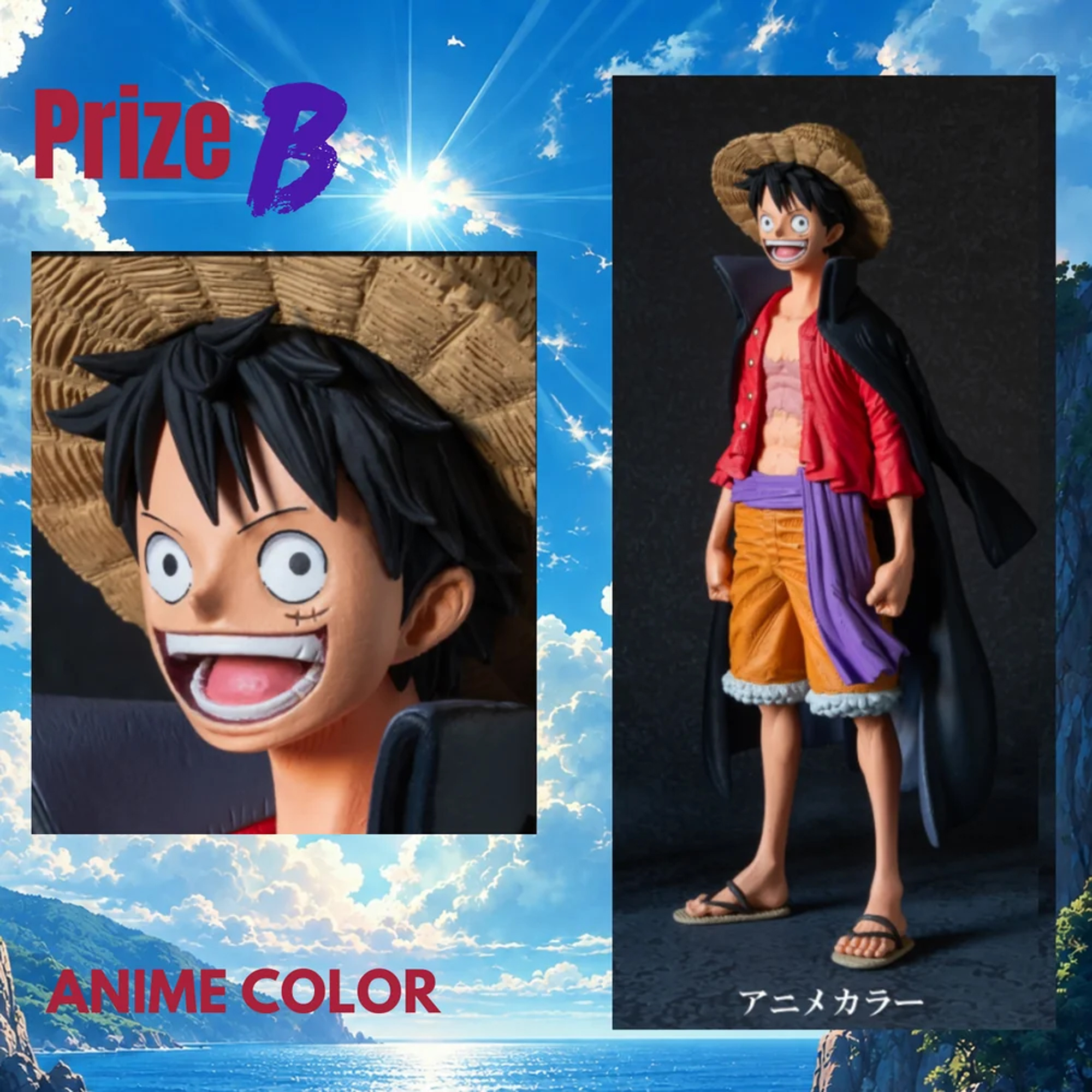 Mô hình Monkey D. Luffy - BanpreKuji Premium - OnePiece Chính hãng Bandai