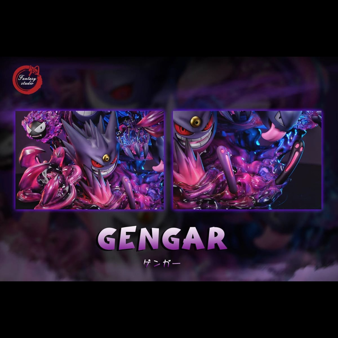 Mô hình Gengar Evolution - Pokémon - Fantasy Studio