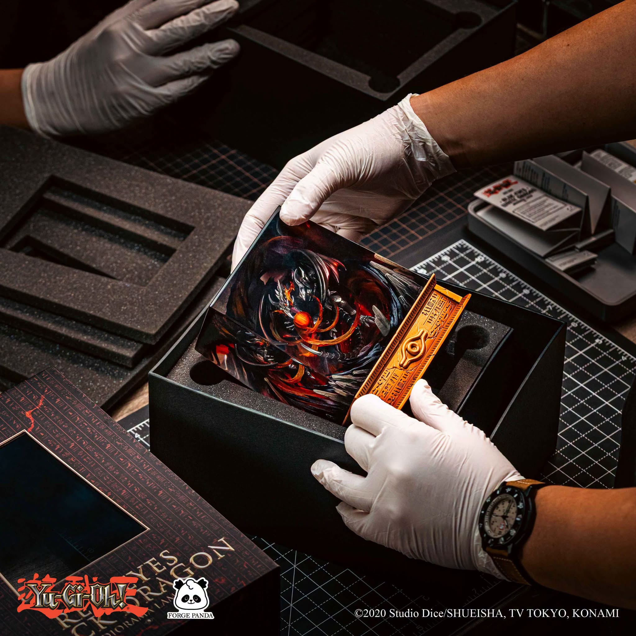 Mô hình Red-Eyes Black Dragon Diorama Lamp - Yu-Gi-Oh! - Dwaft Factory