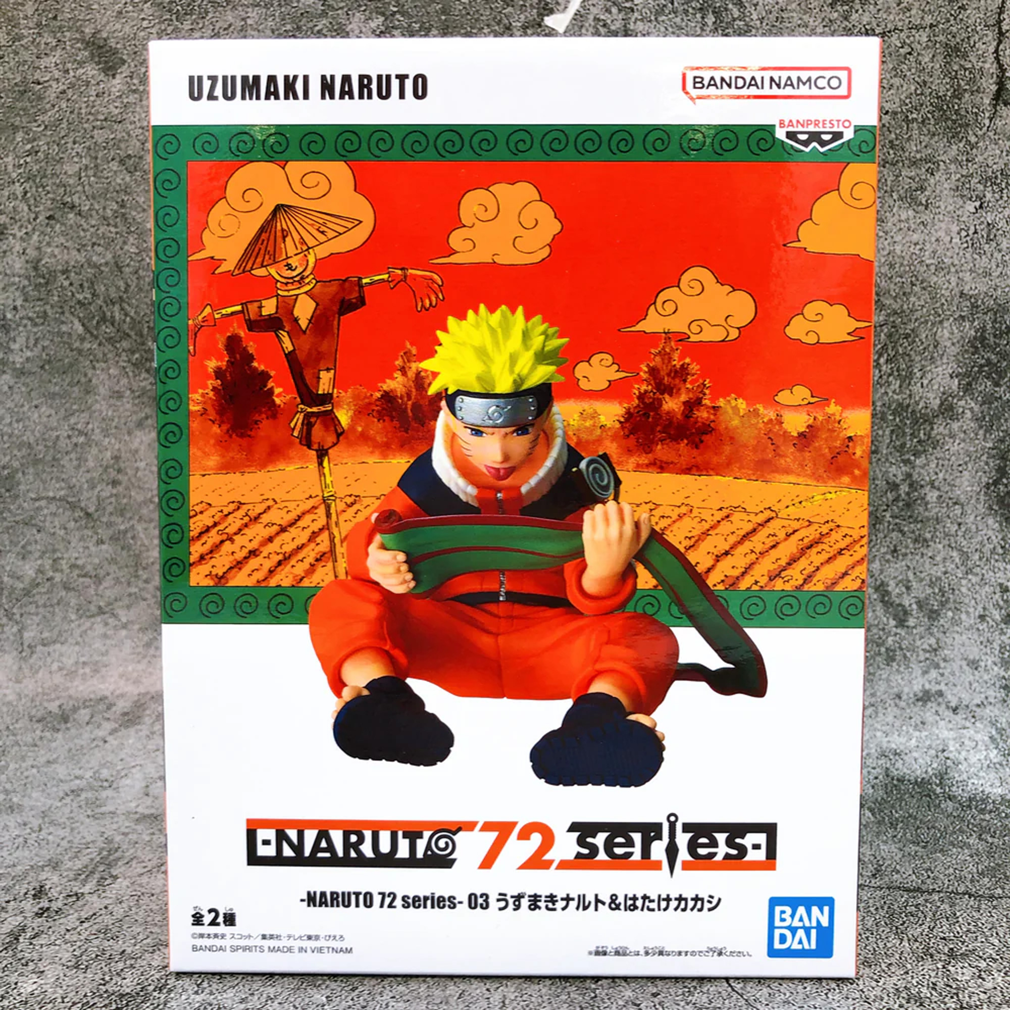 Mô hình Uzumaki Naruto & Kakashi Hatake - NARUTO 72 series - Naruto Chính hãng Bandai