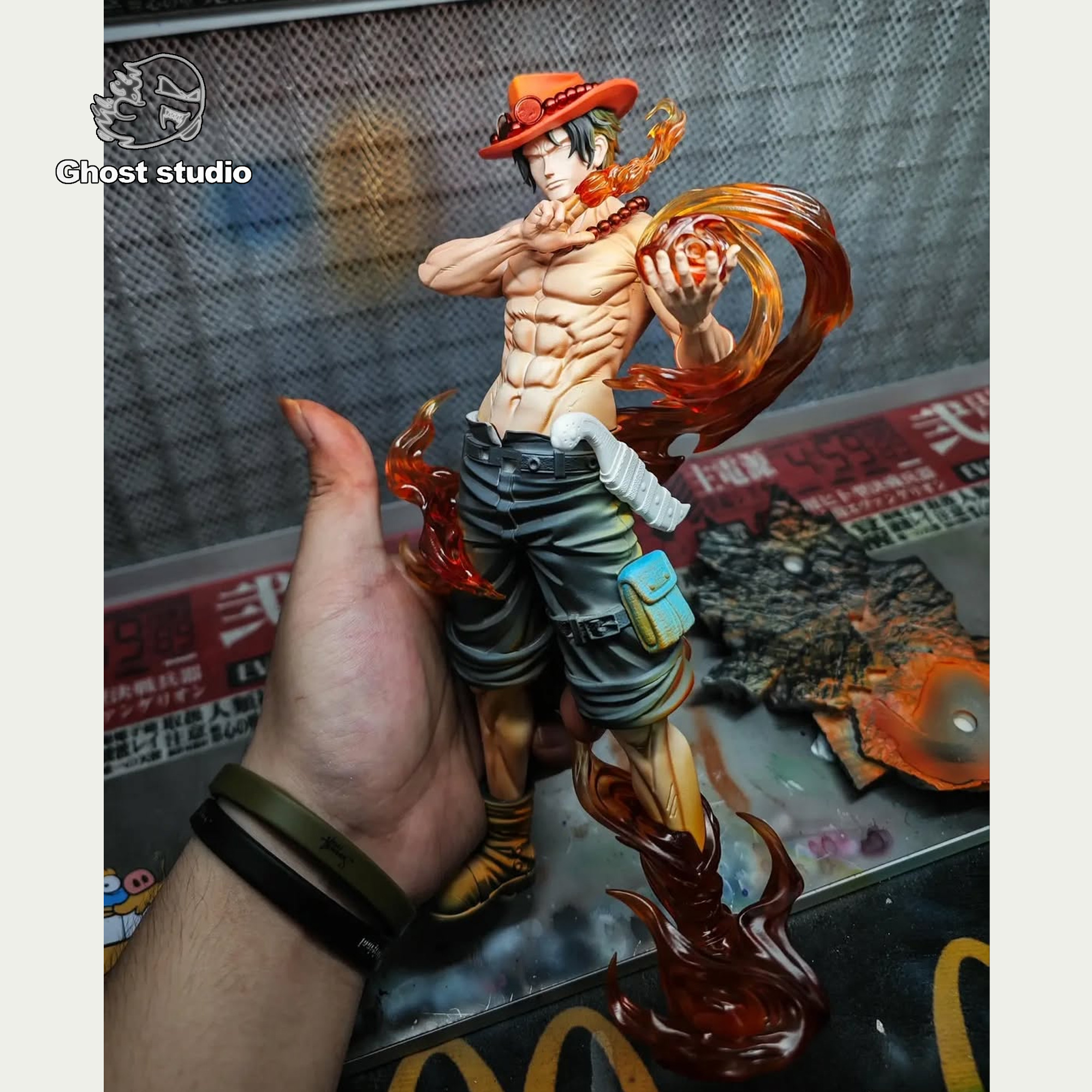 Mô hình Portgas D. Ace - OnePiece - Ghost Studio