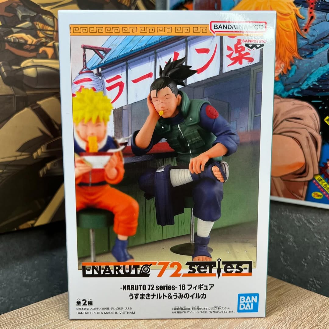 Mô hình Uzumaki Naruto & Iruka Umino - NARUTO 72 series - Naruto Chính hãng Bandai