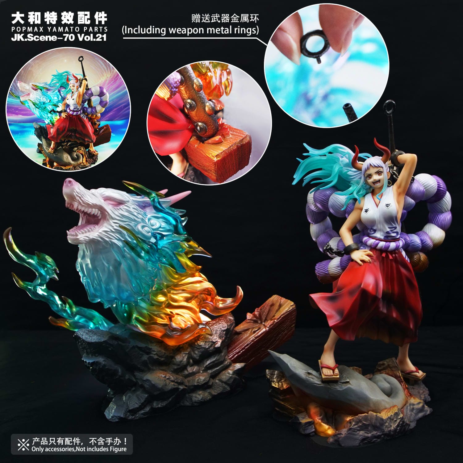 Mô hình Base POP MAX Yamato - OnePiece - Jacksdo Studio