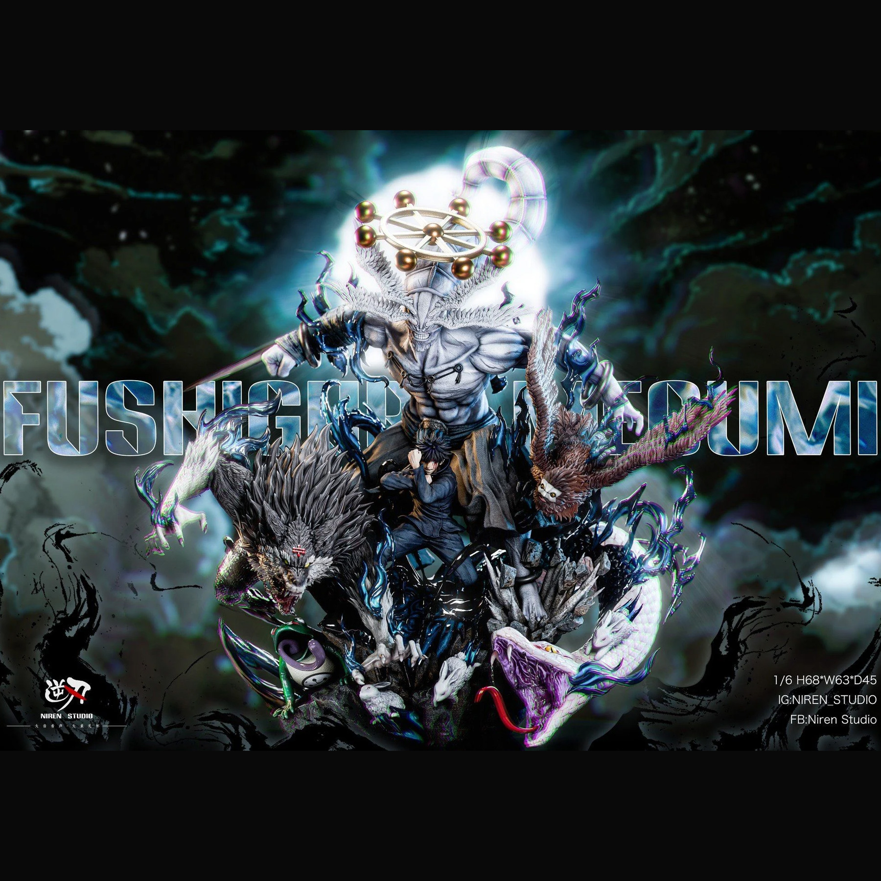 Mô hình Megumi Fushiguro - Jujusu Kaisen - Niren Studio
