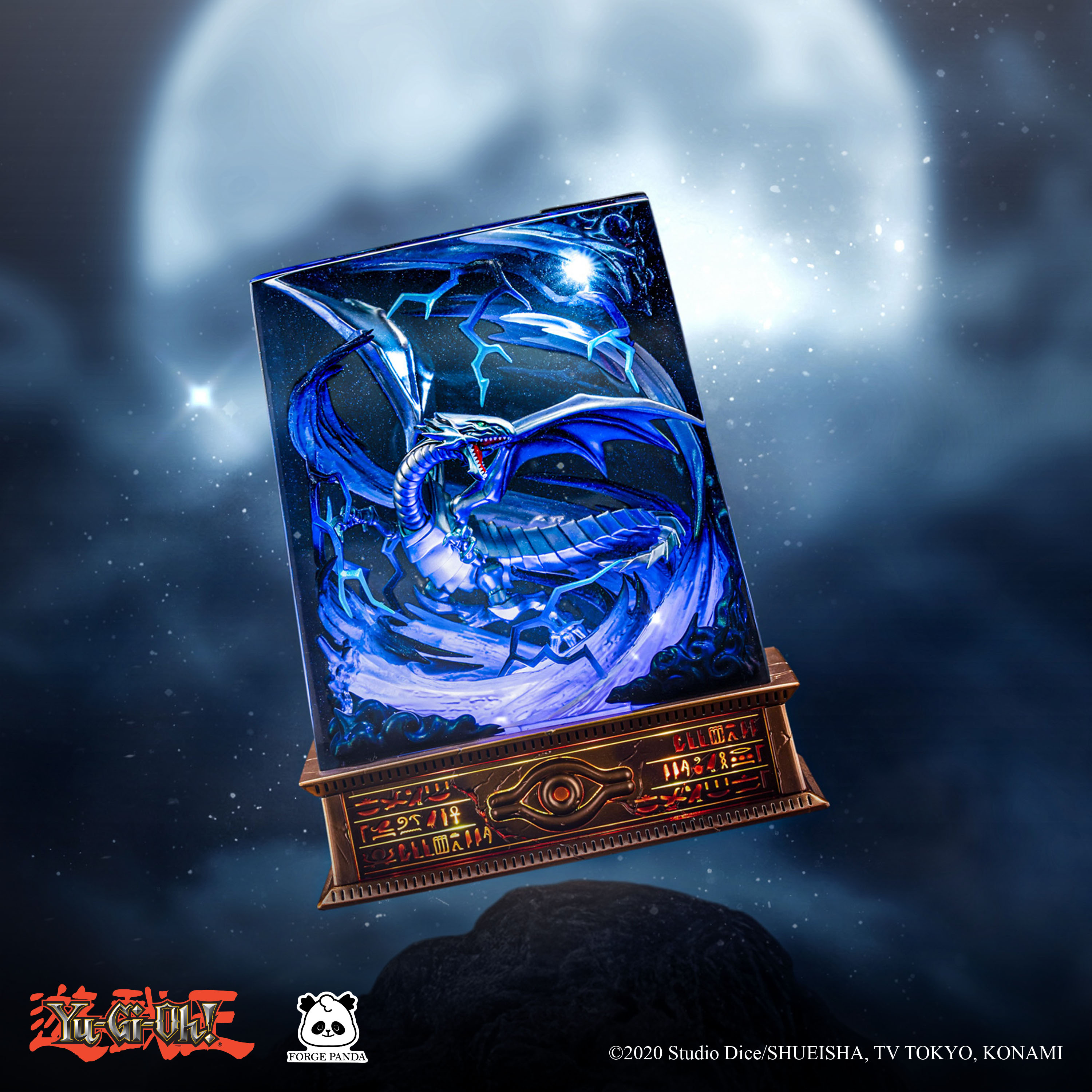 Mô hình Blue-Eyes White Dragon Diorama Lamp - Yu-Gi-Oh! - Dwaft Factory