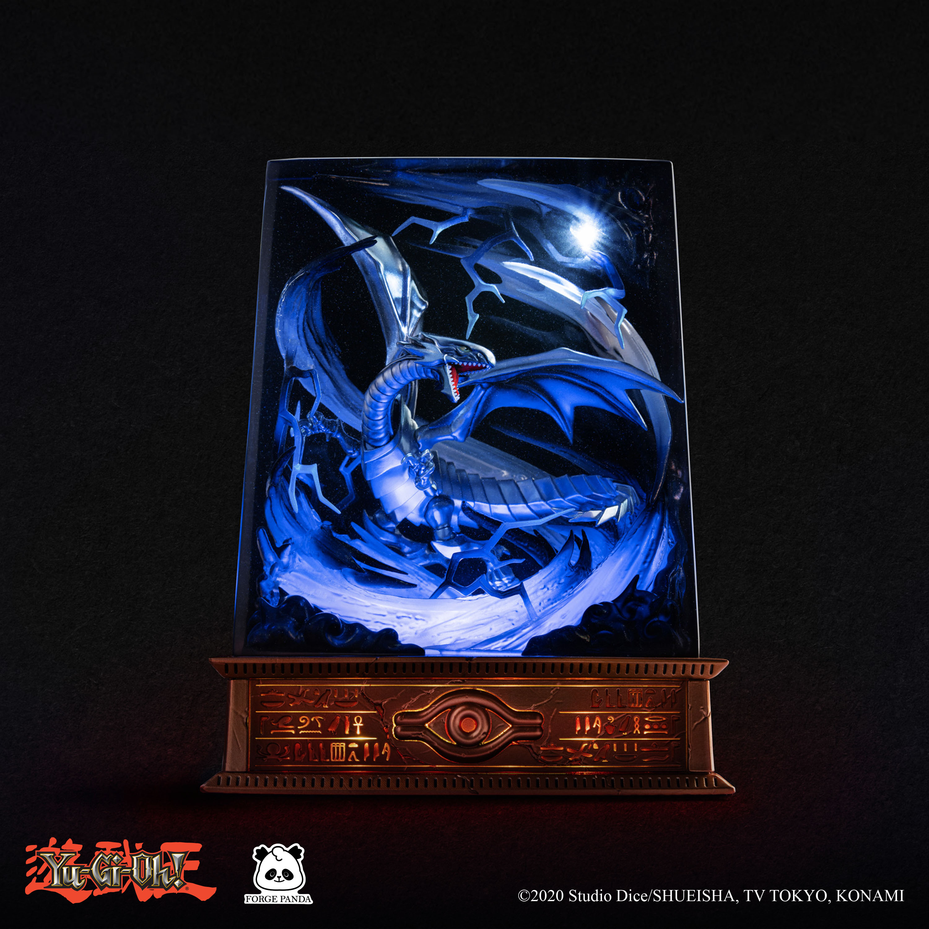 Mô hình Blue-Eyes White Dragon Diorama Lamp - Yu-Gi-Oh! - Dwaft Factory
