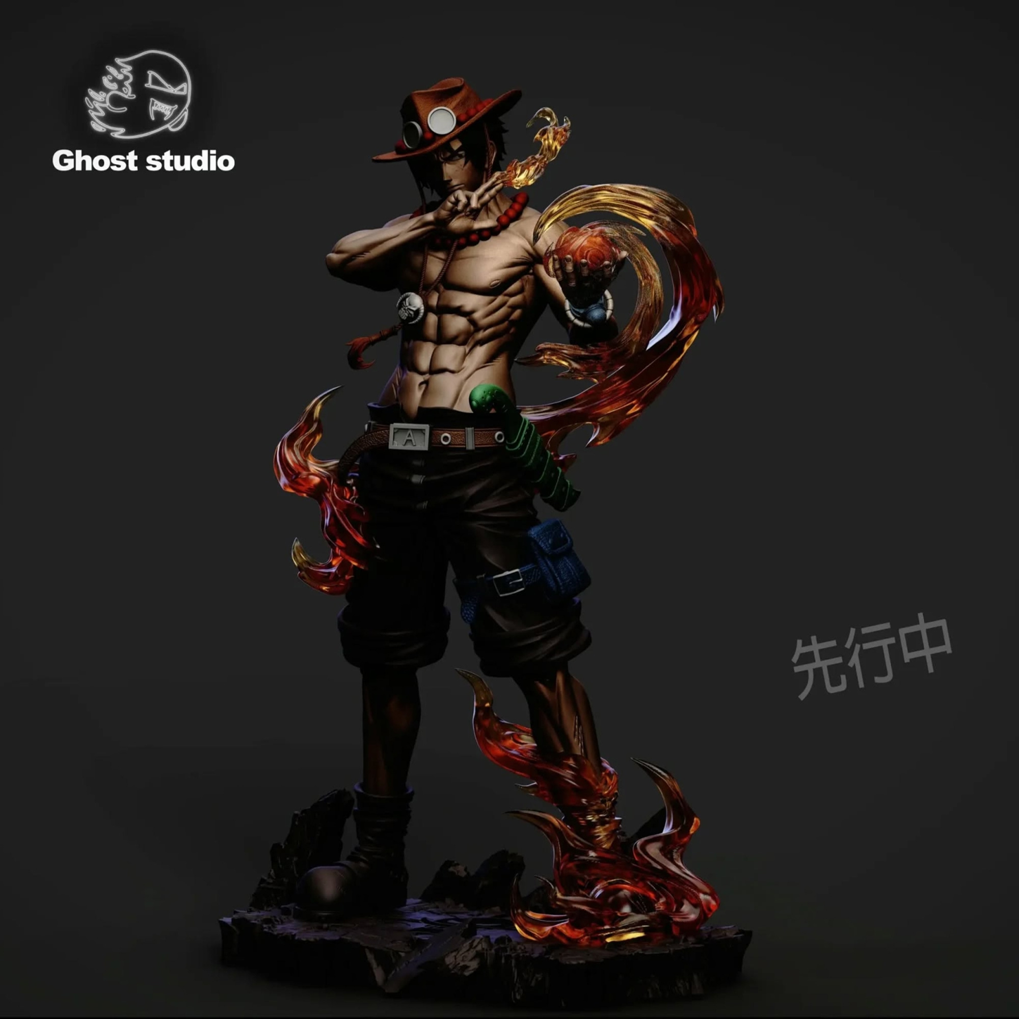 Mô hình Portgas D. Ace - OnePiece - Ghost Studio