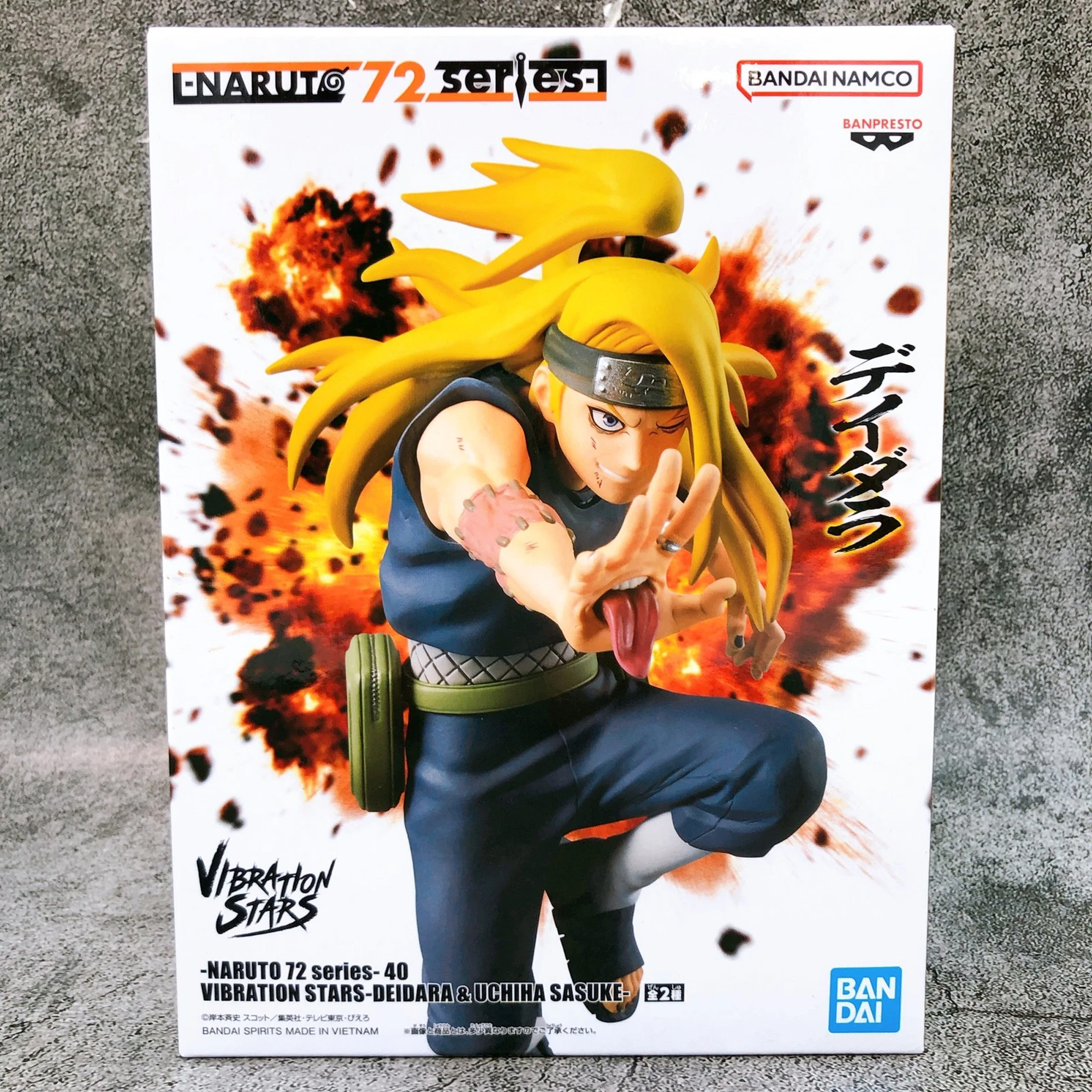 Mô hình Deidara & Uchiha Sasuke - Vibration Stars - Naruto Chính hãng Bandai