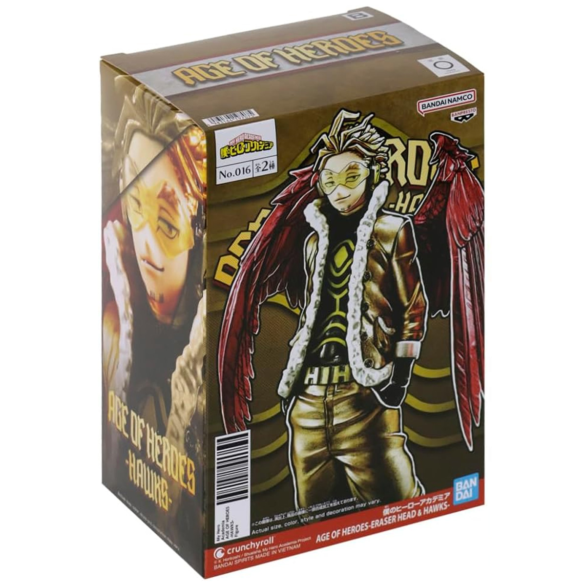 Mô hình Age Of Heroes Chargezuma, Creaty, Hawks, Eraser Head - My Hero Academia Chính hãng Bandai