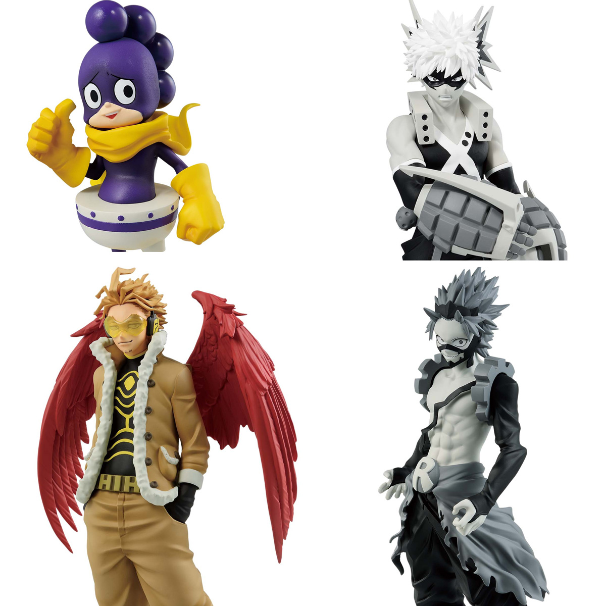 Mô hình Age Of Heroes Grape Juice, Bakugo, Hawks, Red Riot - My Hero Academia Chính hãng Bandai