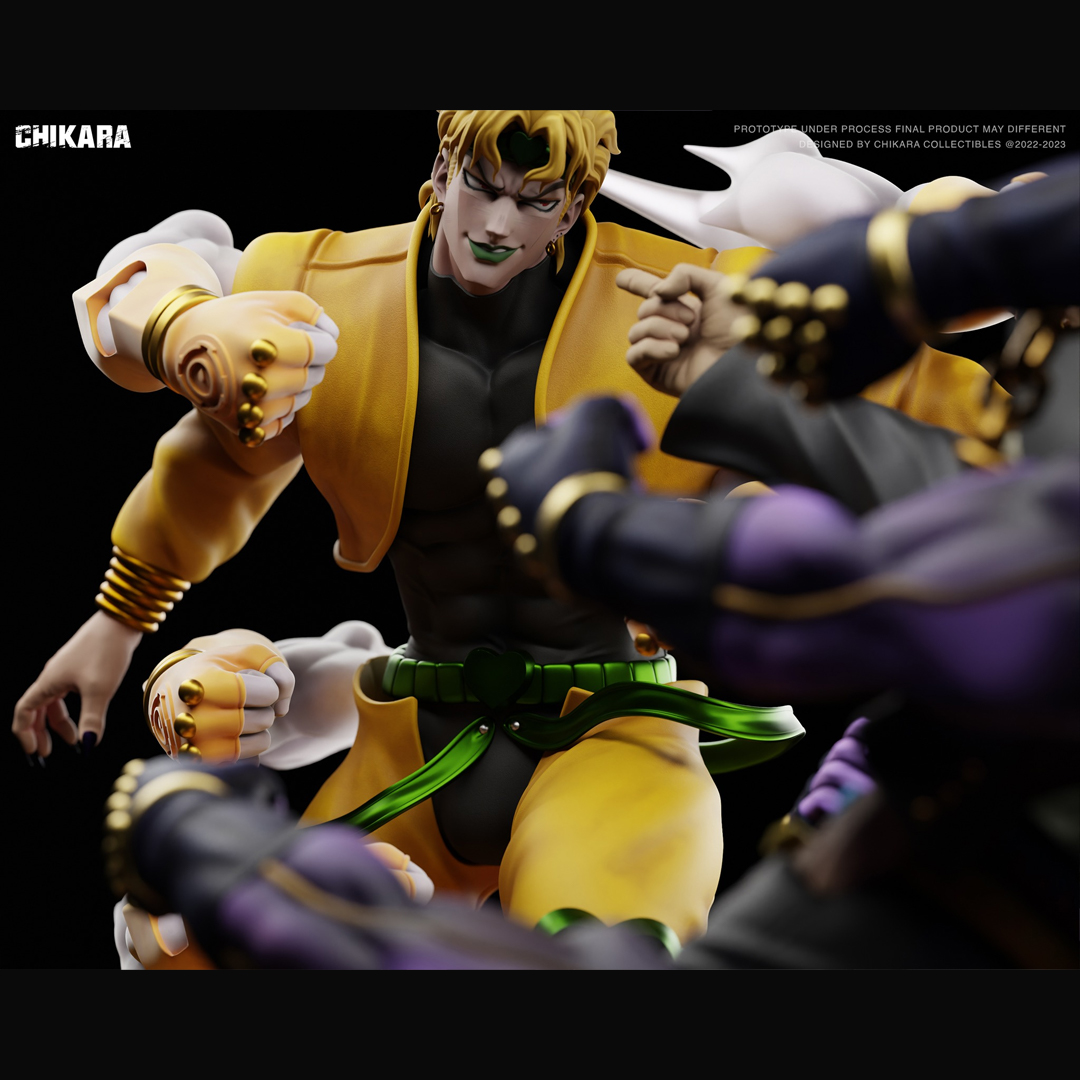 Mô hình Jotaro Kujo vs Dio Brando - JoJo's Bizarre Adventure - CHIKARA Studio