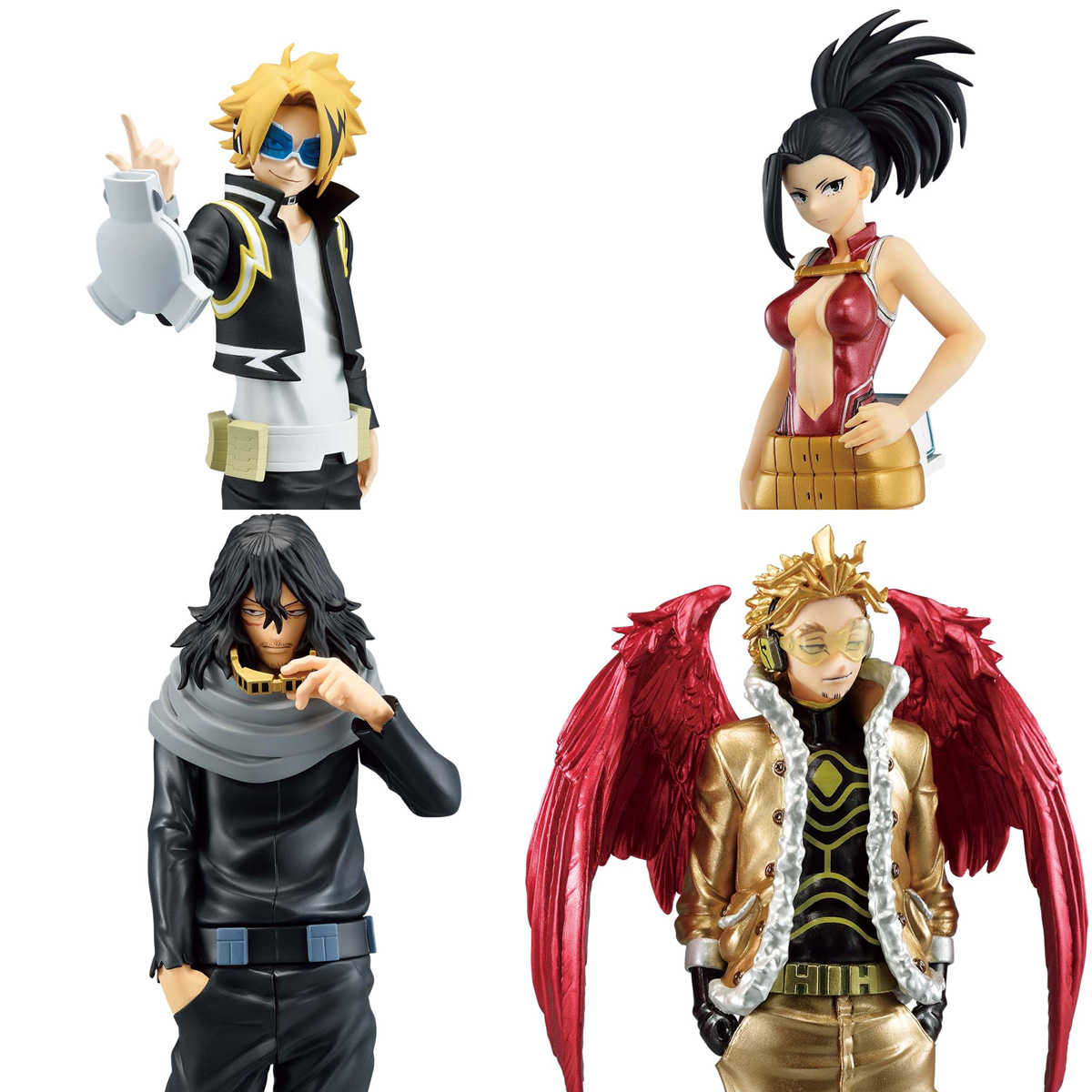 Mô hình Age Of Heroes Chargezuma, Creaty, Hawks, Eraser Head - My Hero Academia Chính hãng Bandai