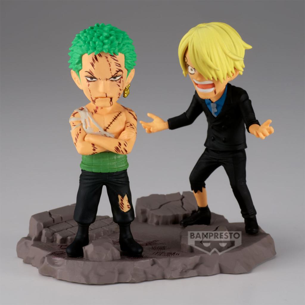 Mô hình Roronoa Zoro & Sanji - WCF Log Stories - OnePiece Chính hãng Bandai
