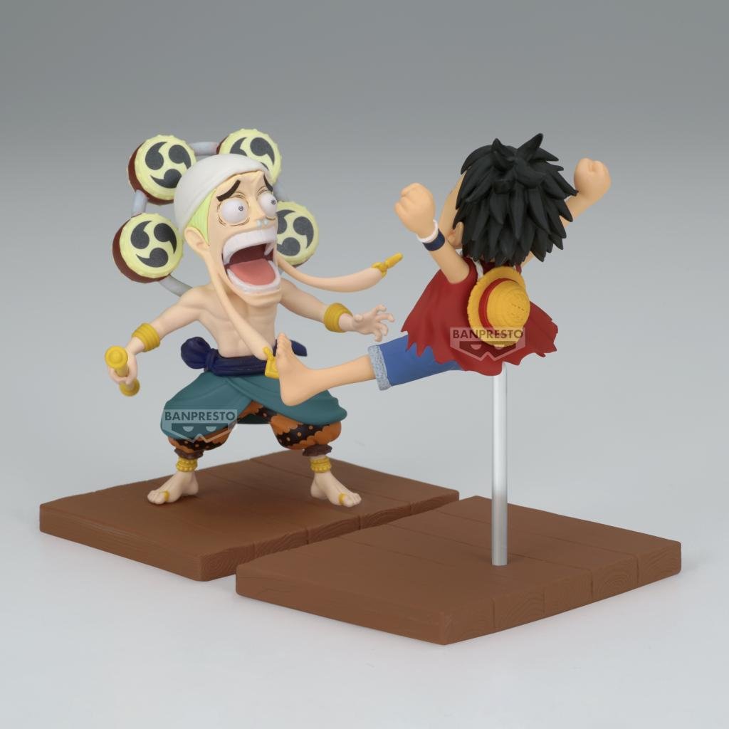 Mô hình Monkey D Luffy & Enel - WCF Log Stories - OnePiece Chính hãng Bandai