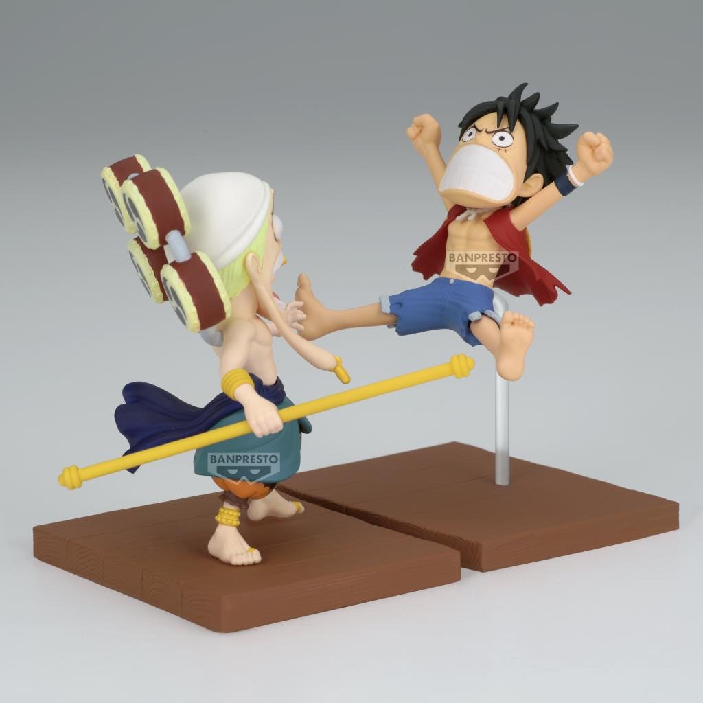 Mô hình Monkey D Luffy & Enel - WCF Log Stories - OnePiece Chính hãng Bandai