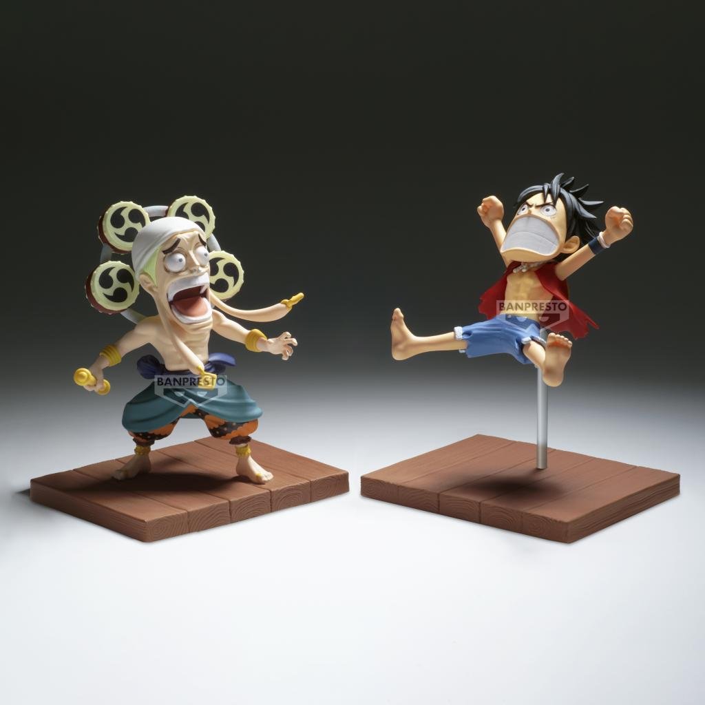 Mô hình Monkey D Luffy & Enel - WCF Log Stories - OnePiece Chính hãng Bandai