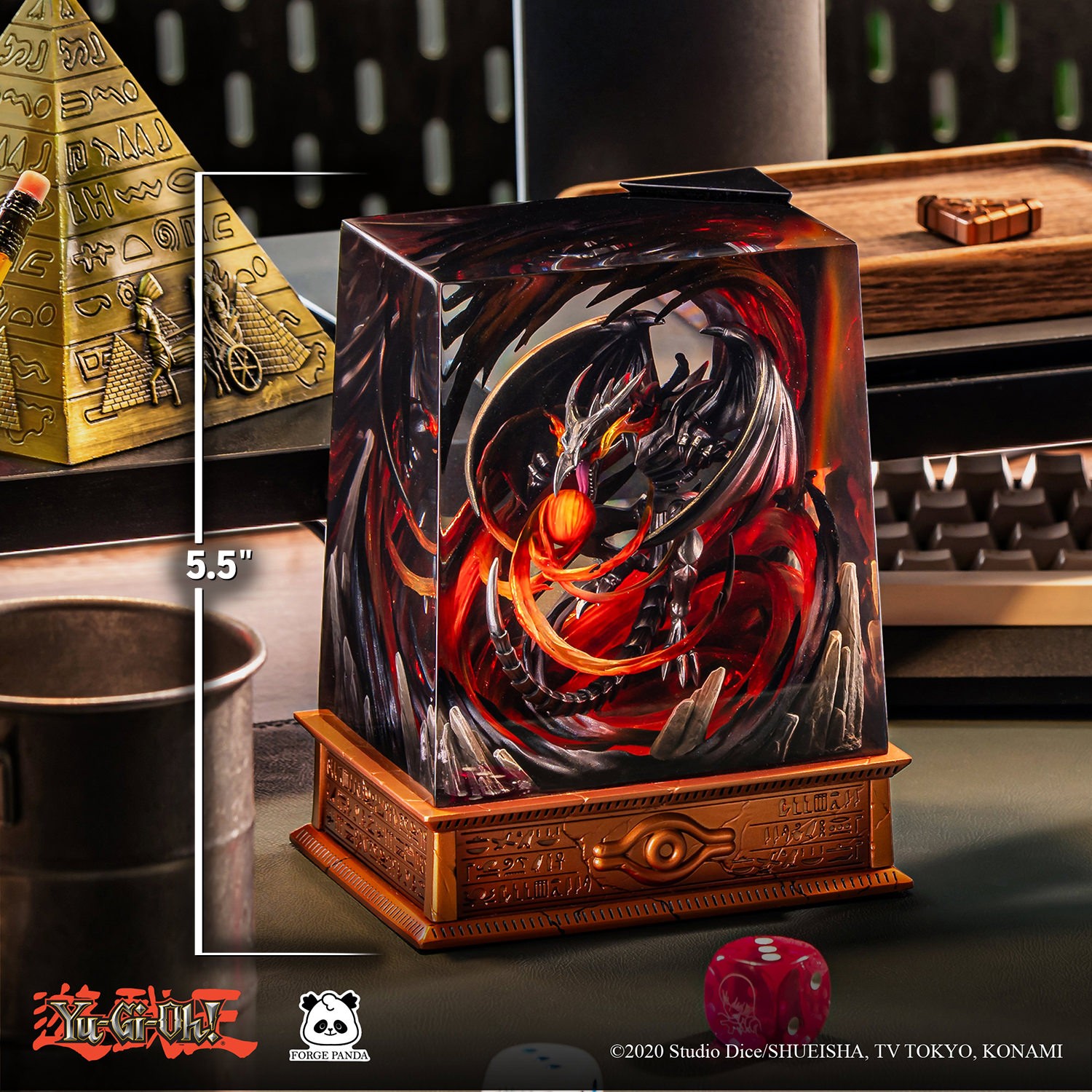 Mô hình Red-Eyes Black Dragon Diorama Lamp - Yu-Gi-Oh! - Dwaft Factory