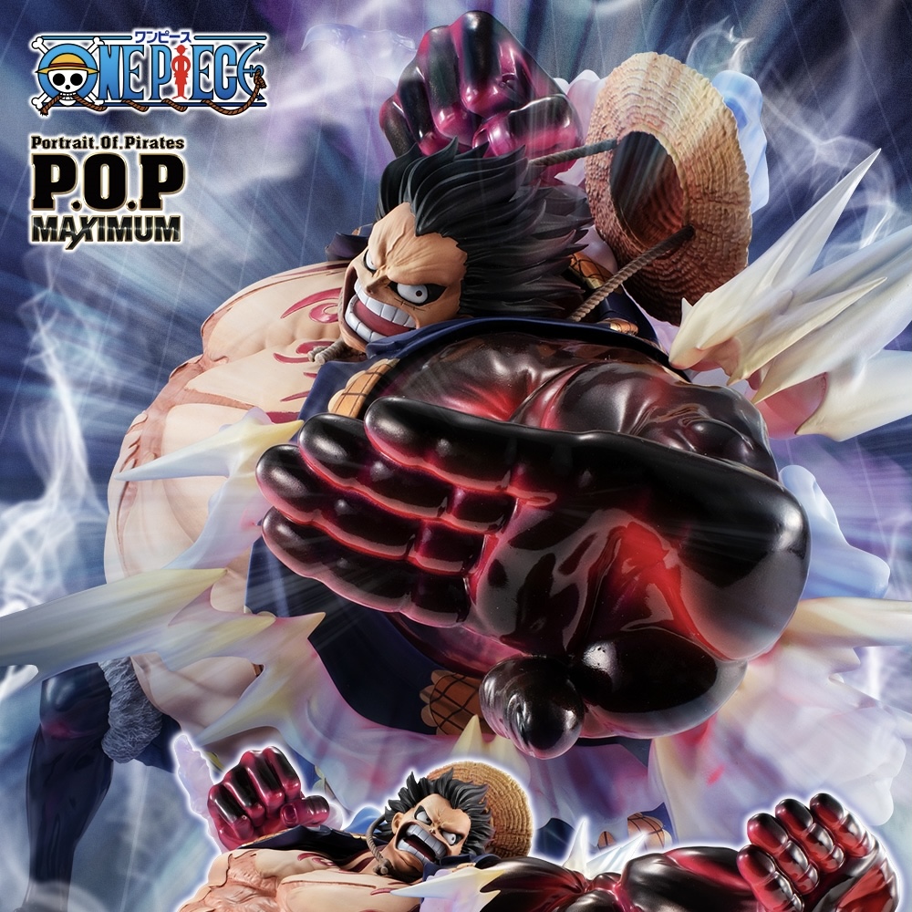 Mô hình Luffy Gear 4 Boundman ver.2 - P.O.P Maximum - OnePiece Chính hãng Megahouse