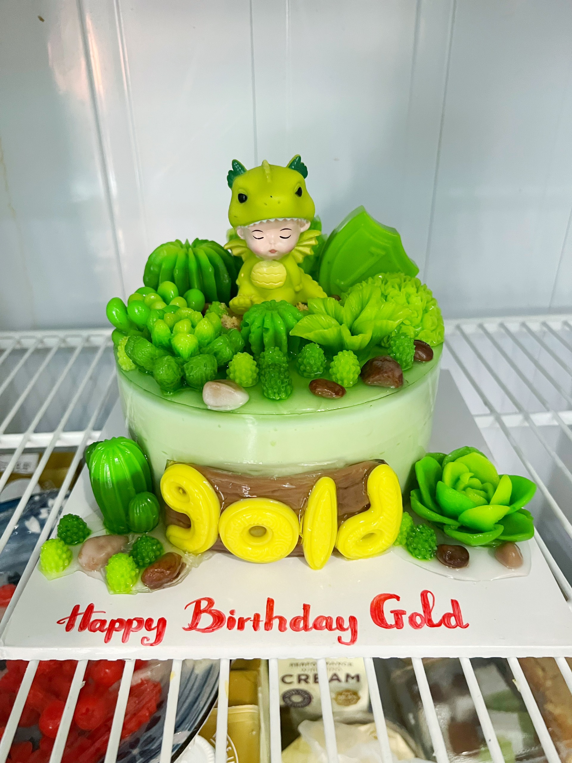 Rau Câu Sinh Nhật Bé - Mẫu Khủng Long