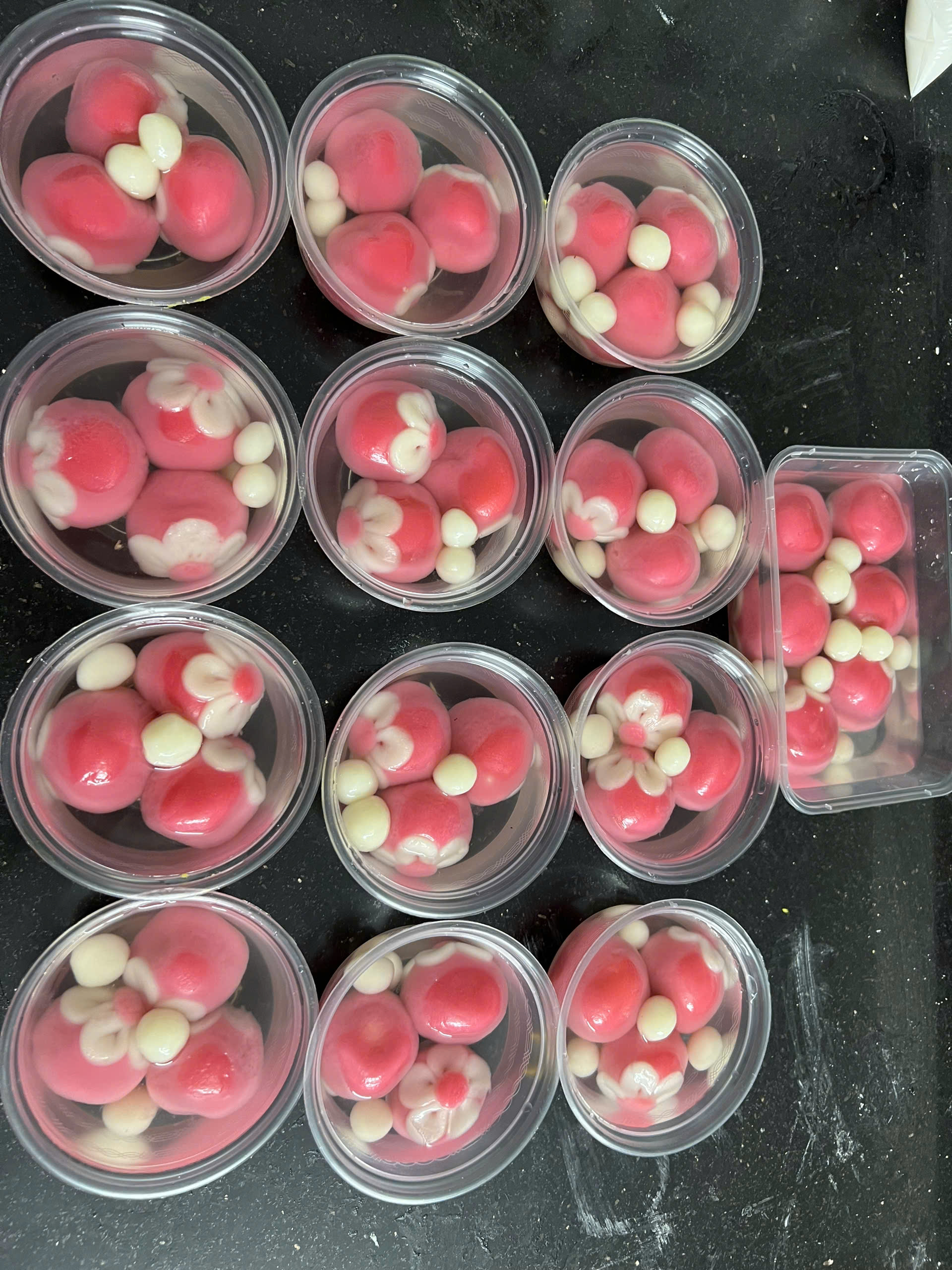 Chè Trôi Nước Hoa Mai - Màu Hồng Đậm