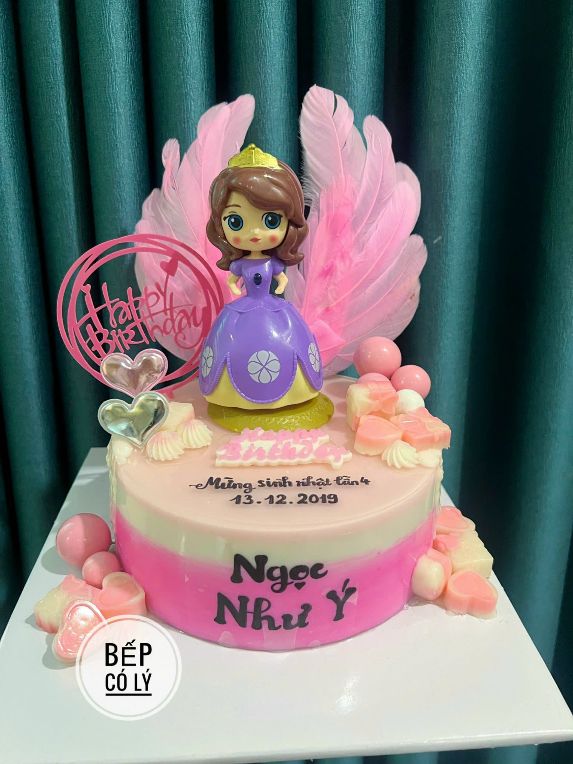 Rau câu Sinh Nhật Bé Gái - Công Chúa