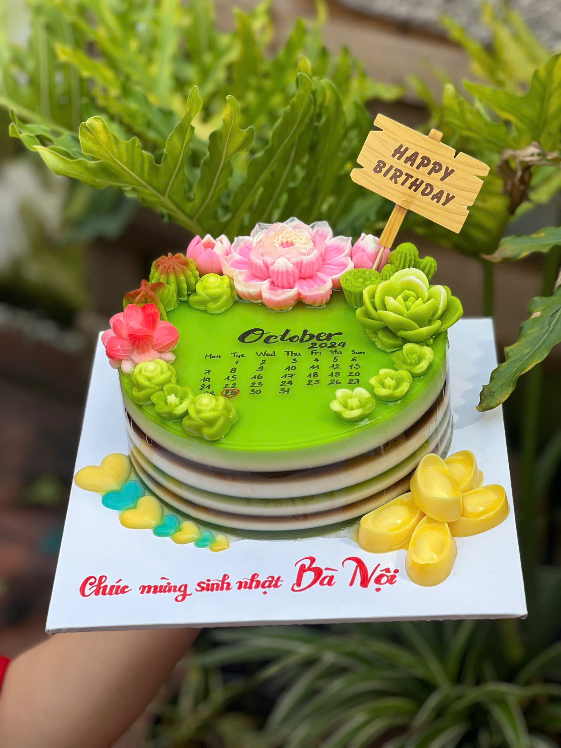 Rau Câu Sinh Nhật Có Lịch