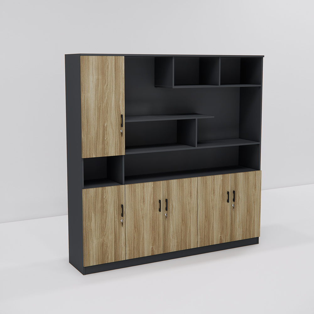 tủ giám đốc hiện đại, nội thất minimalism, tủ gỗ MFC, nội thất cao cấp văn phòng