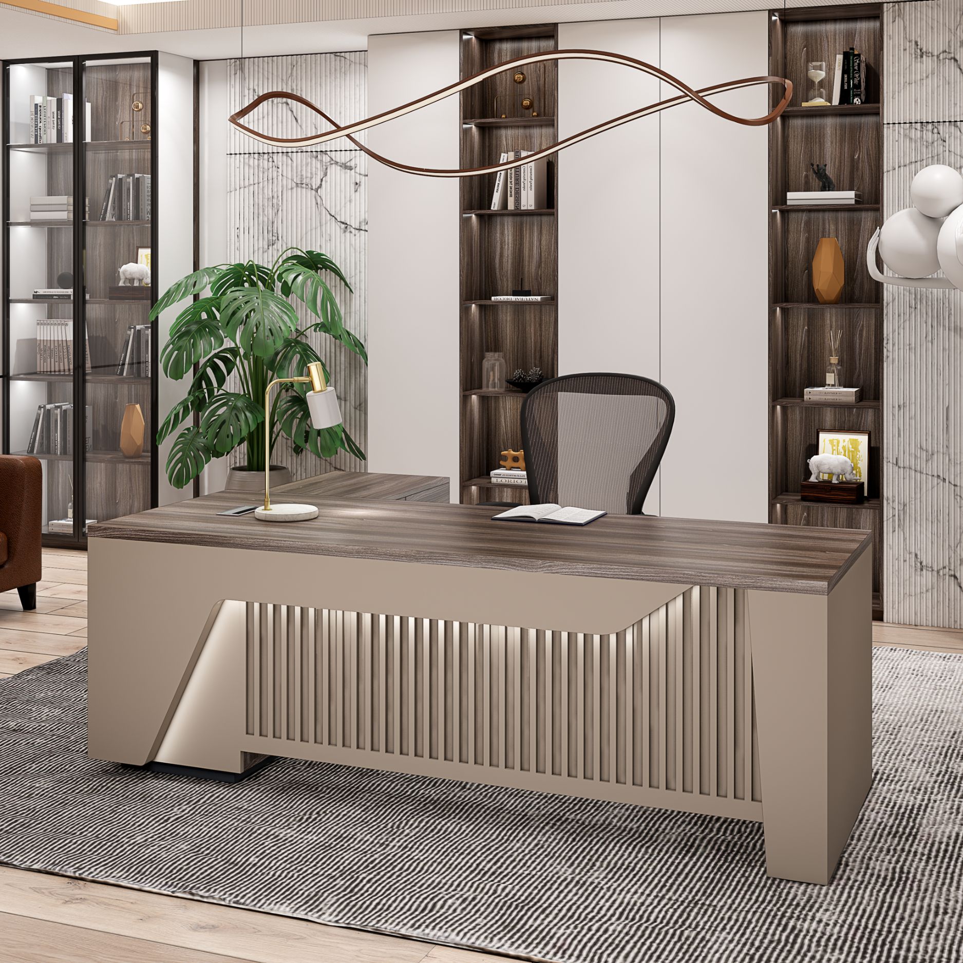 Bàn Giám Đốc BGDSM119 220cmx80cm