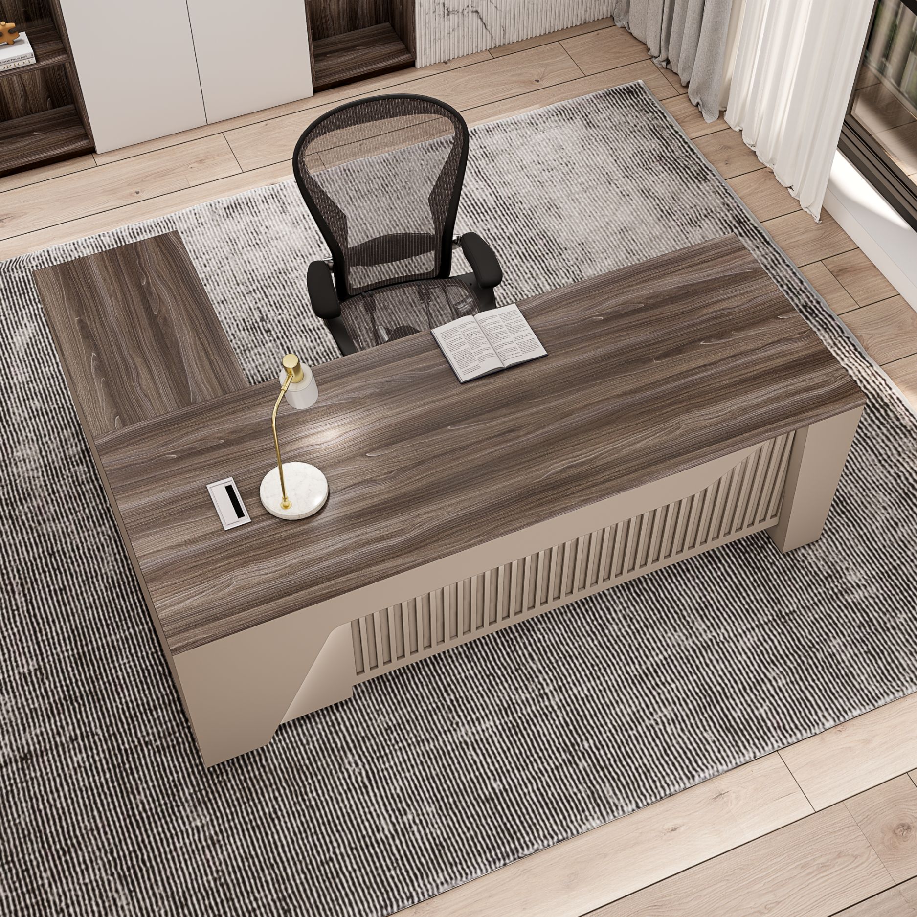 Bàn Giám Đốc BGDSM119 220cmx80cm