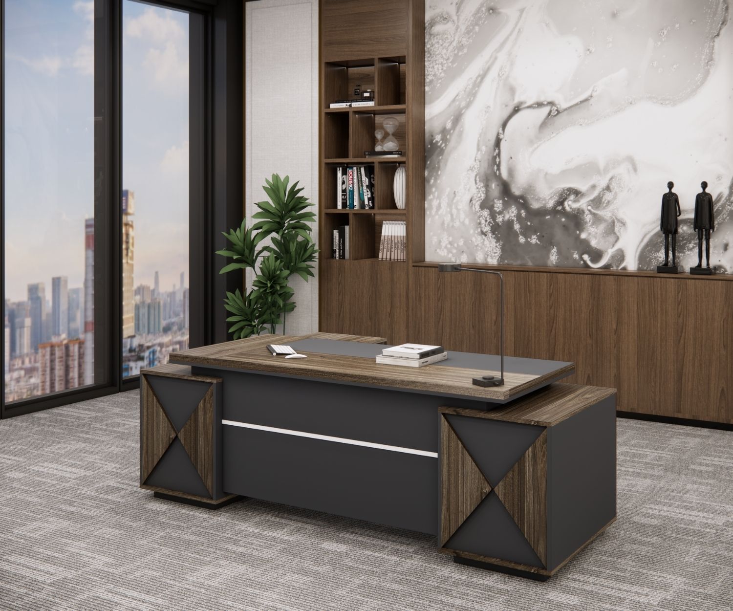 Bàn Giám Đốc BGDSM083 220cmx80cm