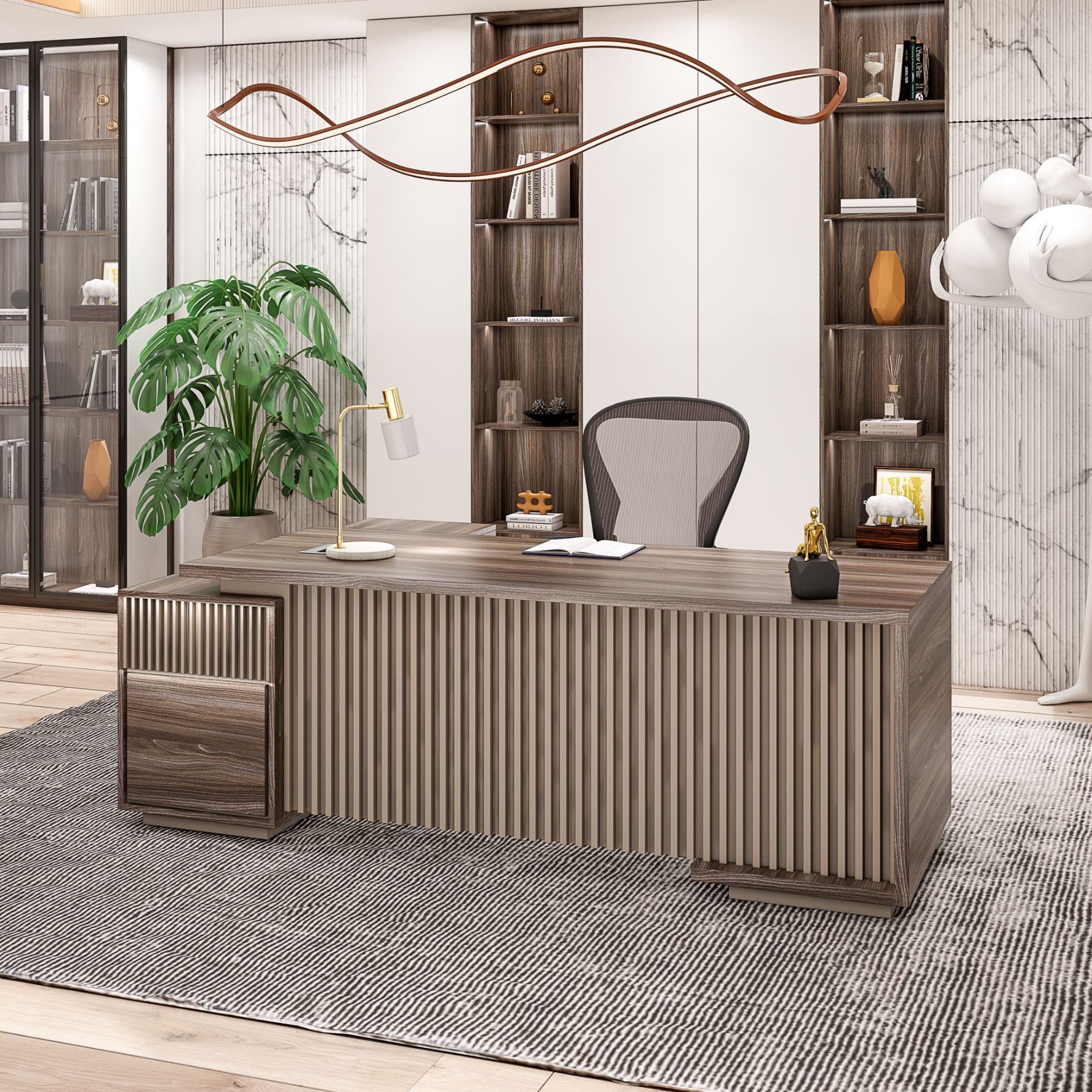 Bàn Giám Đốc BGDSM121 220cmx80cm