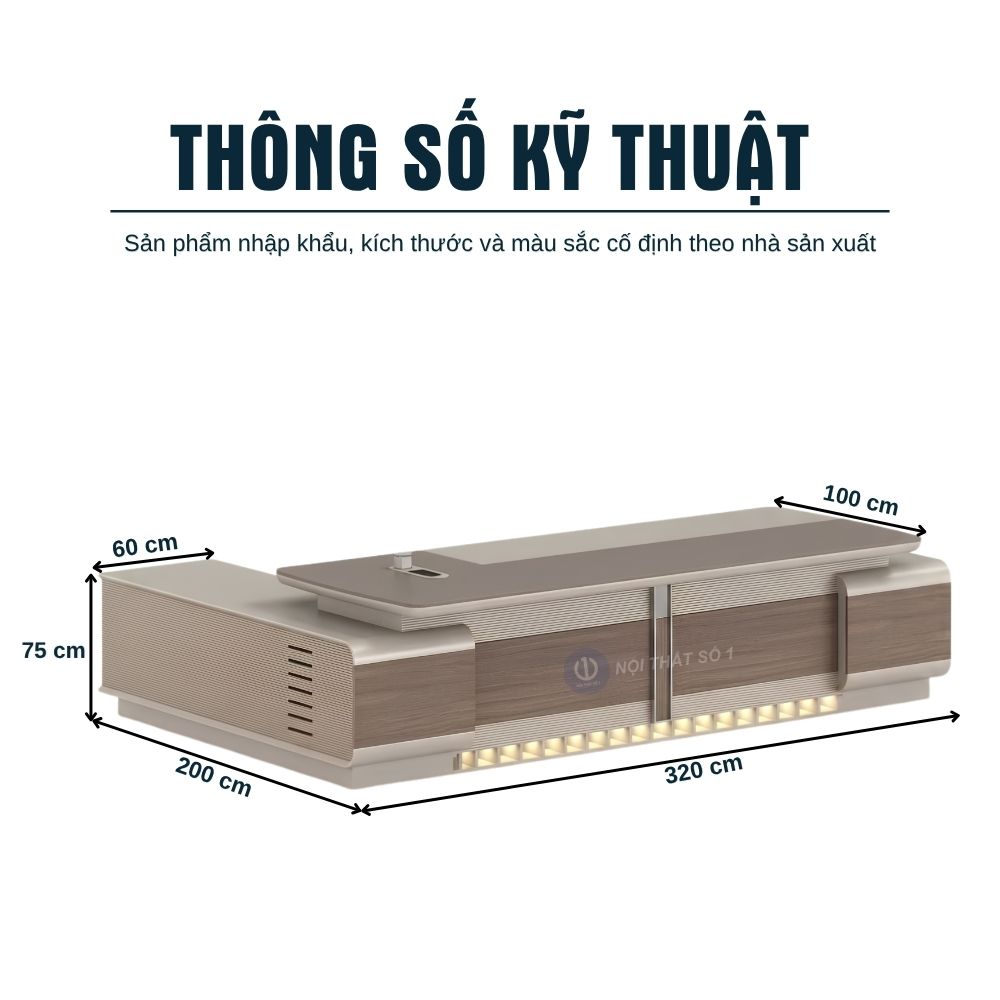 Bàn Giám Đốc Nhập Khẩu BGDNKSM001