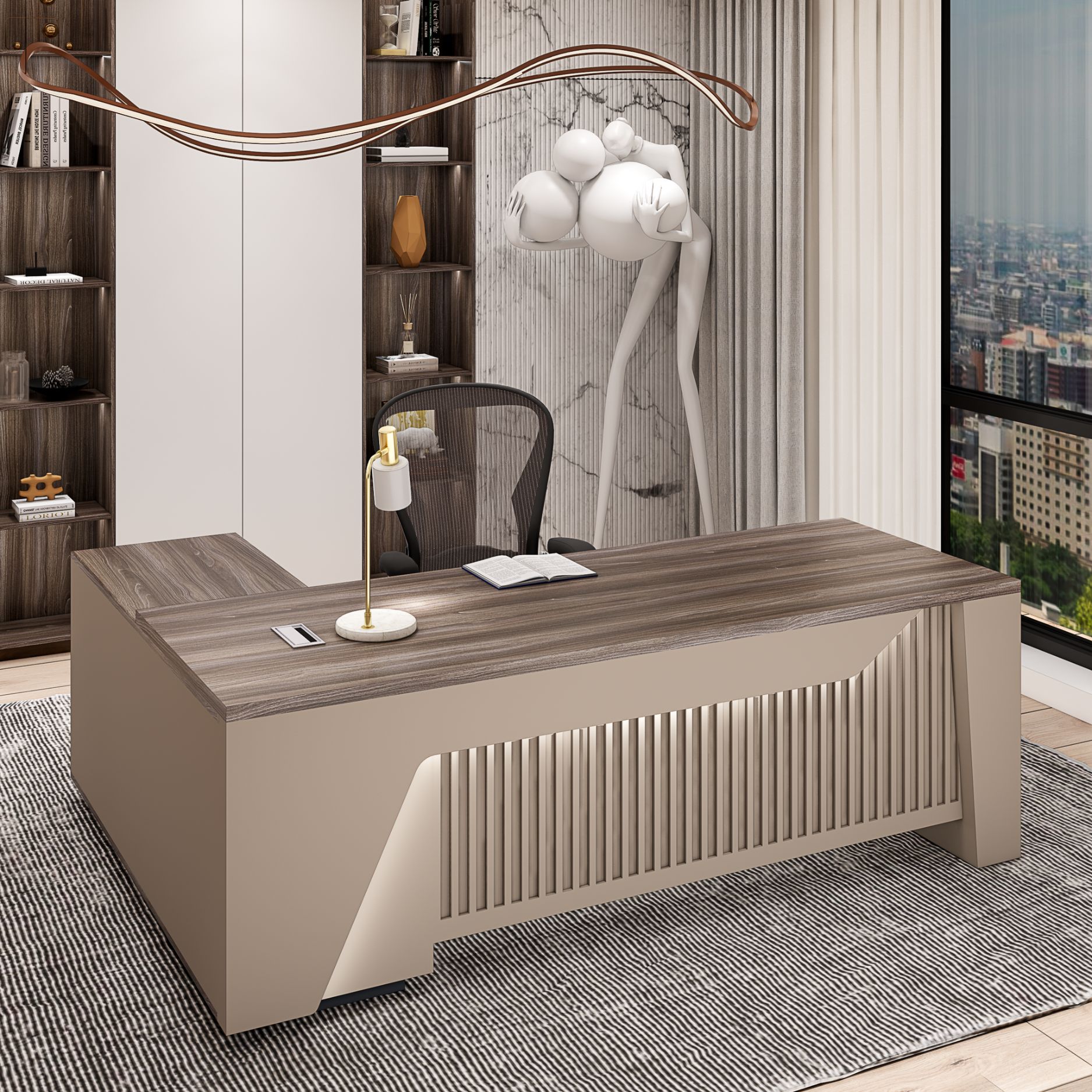 Bàn Giám Đốc BGDSM119 220cmx80cm