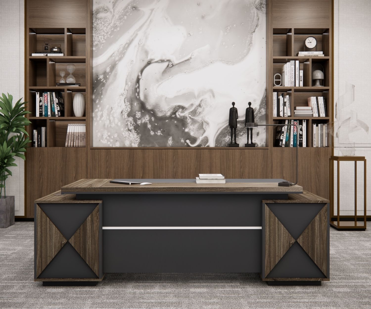 Bàn Giám Đốc BGDSM083 220cmx80cm