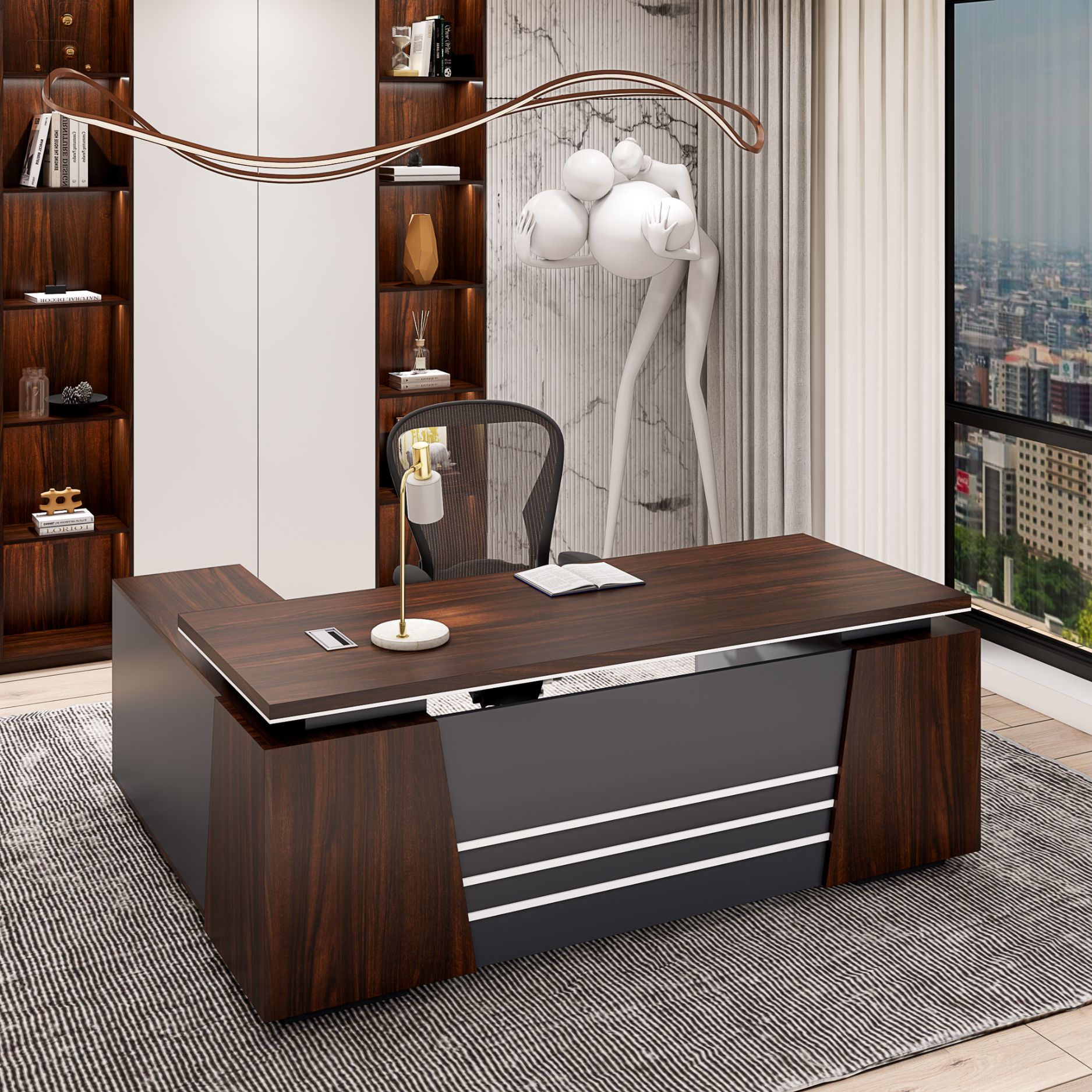 Bàn Giám Đốc BGDSM118 200cmx80cm