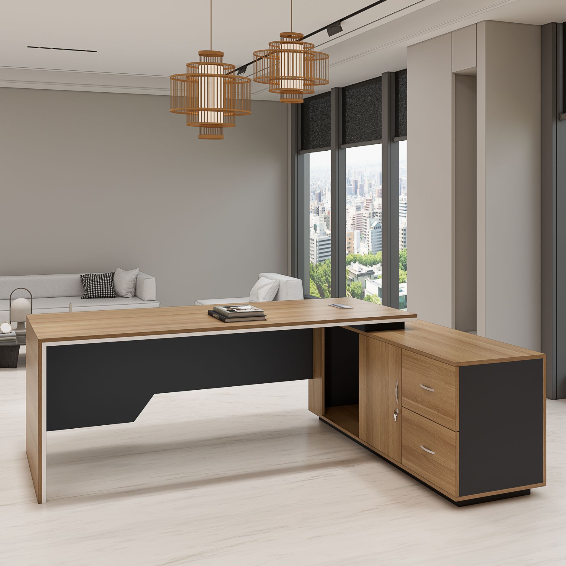 Bàn Giám Đốc BGDSM117 220cmx80cm