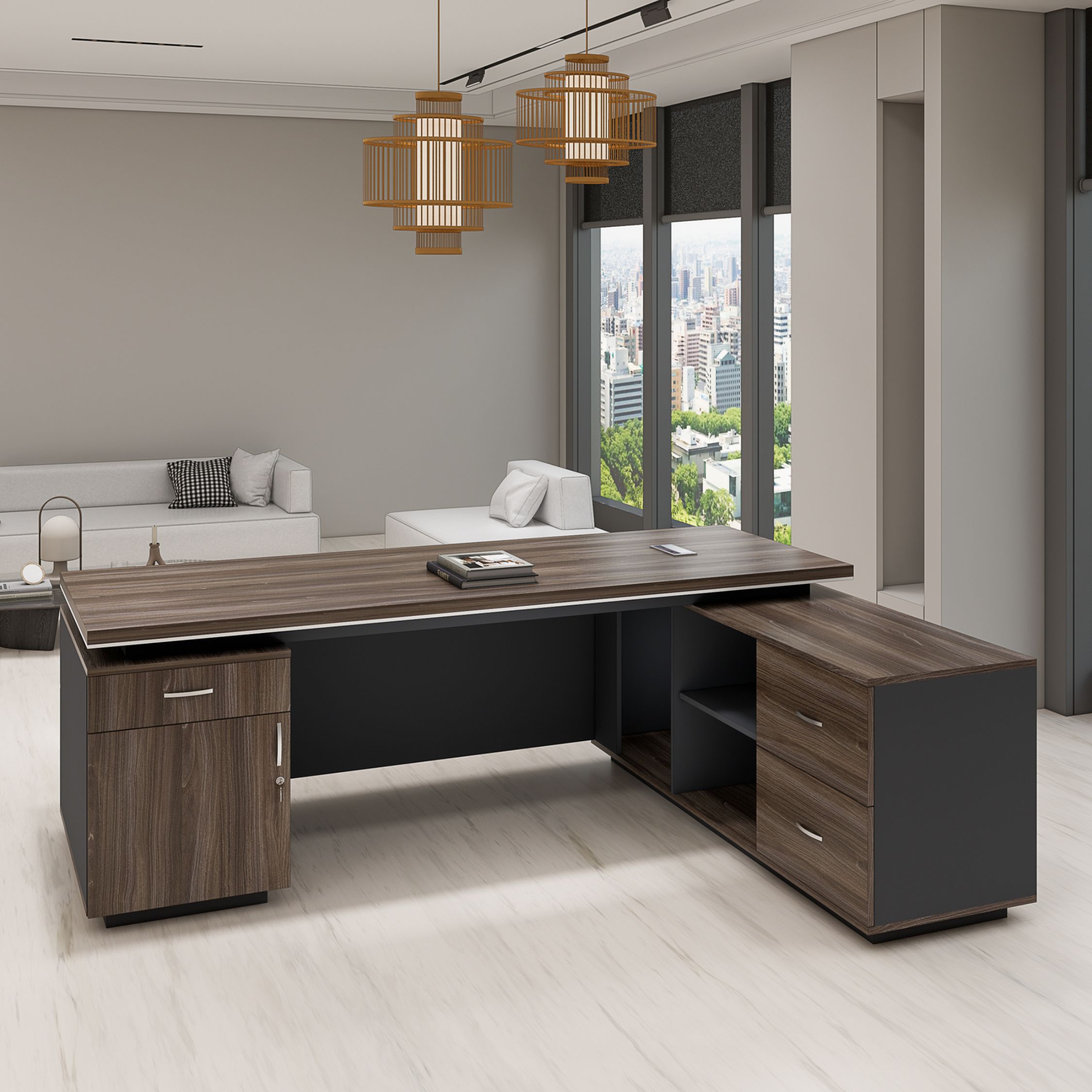 Bàn Giám Đốc BGDSM114 220cmx80cm