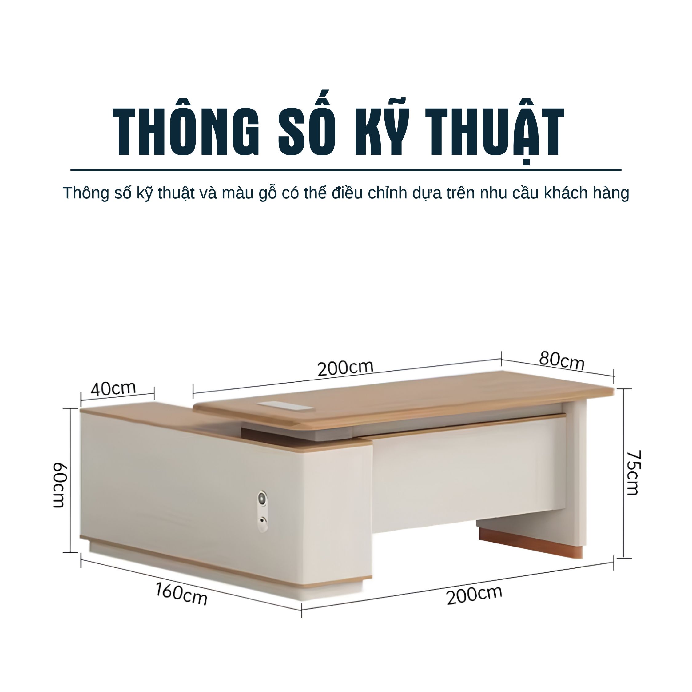 Bàn Giám Đốc Nhập Khẩu BGDNKSM007