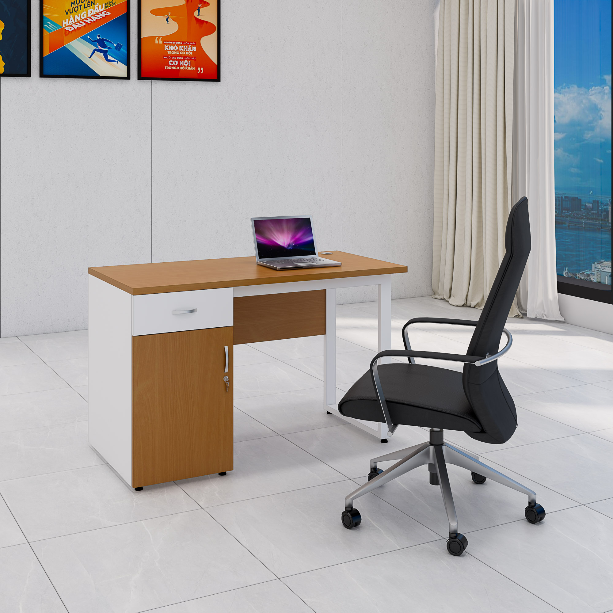 Bàn Làm Việc SMBLV0025 120cm x60cm