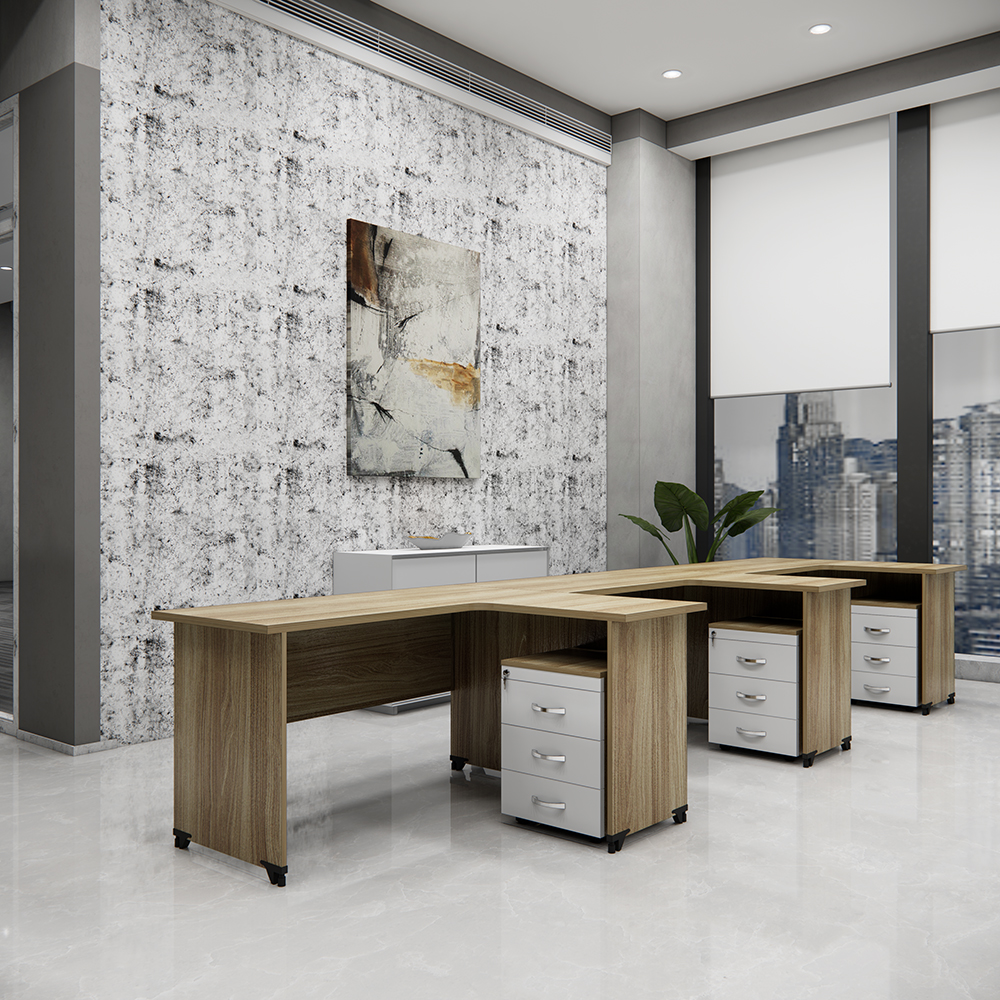 Bàn cụm 3 SMBC3001 420cm x120cm