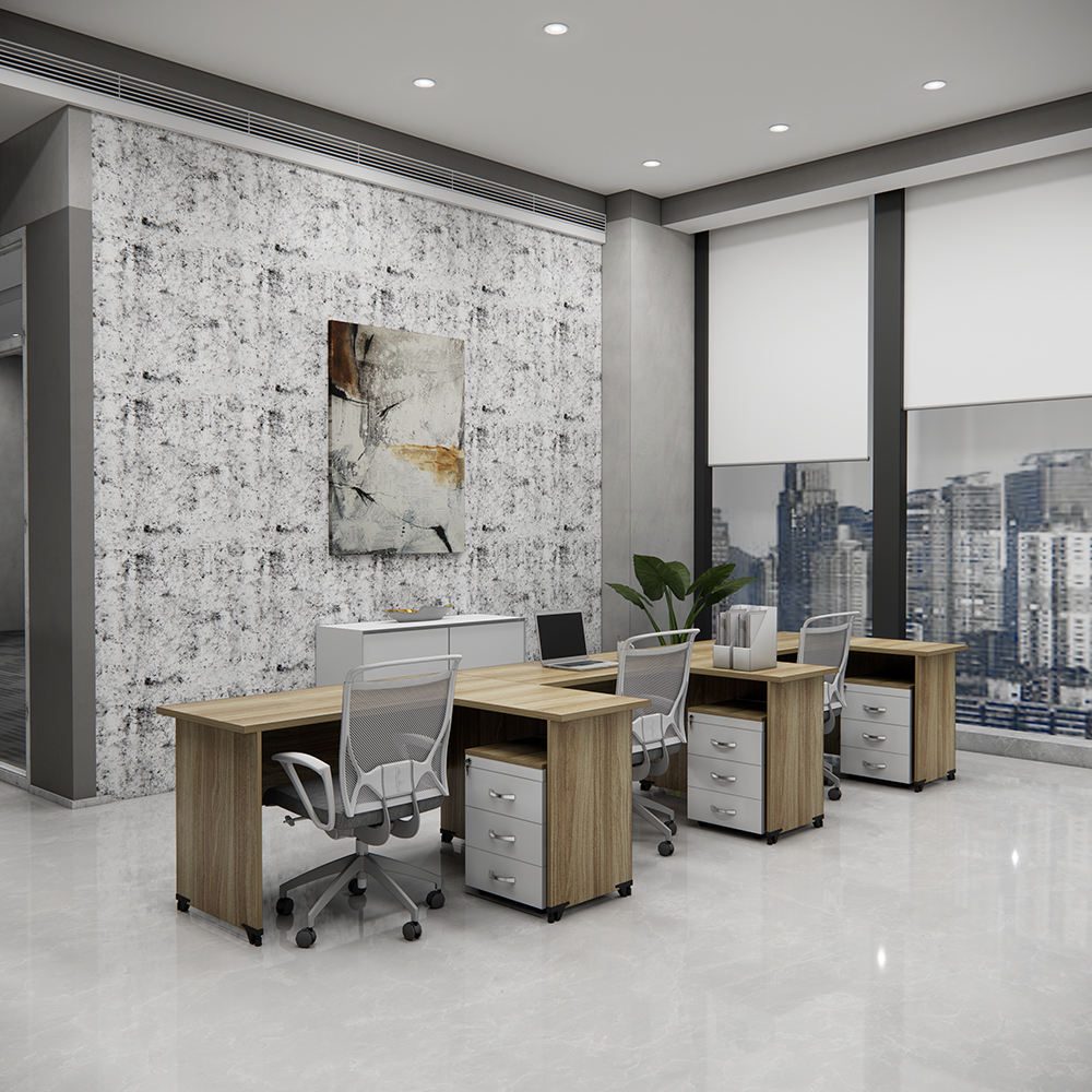 Bàn cụm 3 SMBC3001 420cm x120cm