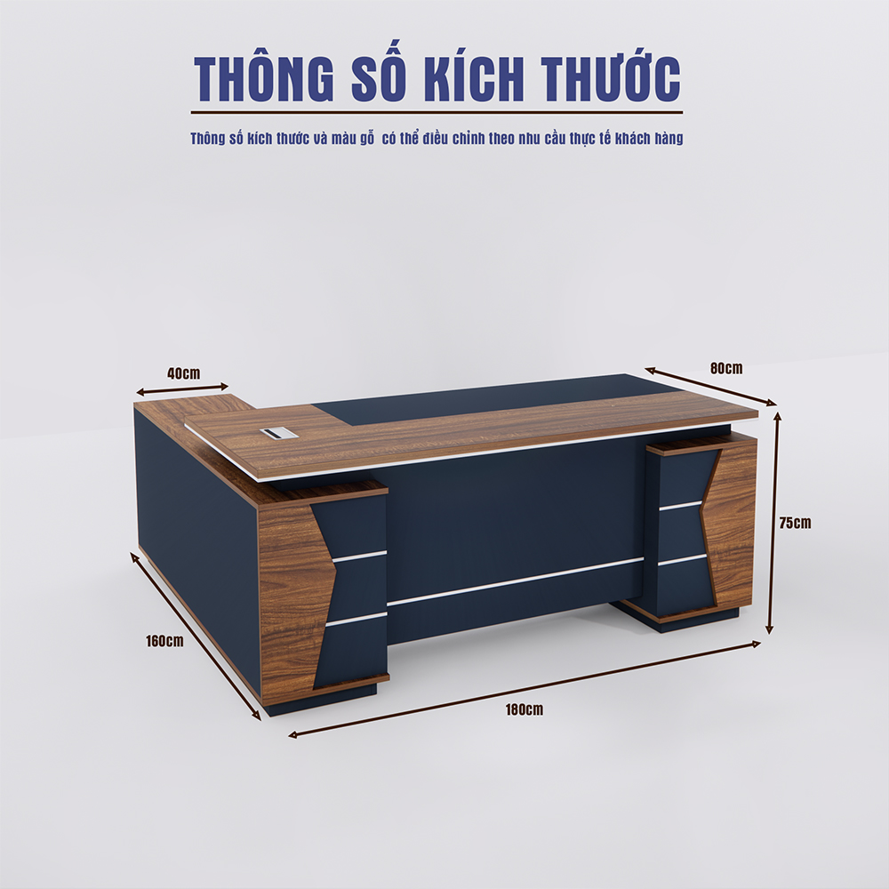 Bàn Giám Đốc BGDSM002 180cm x80cm