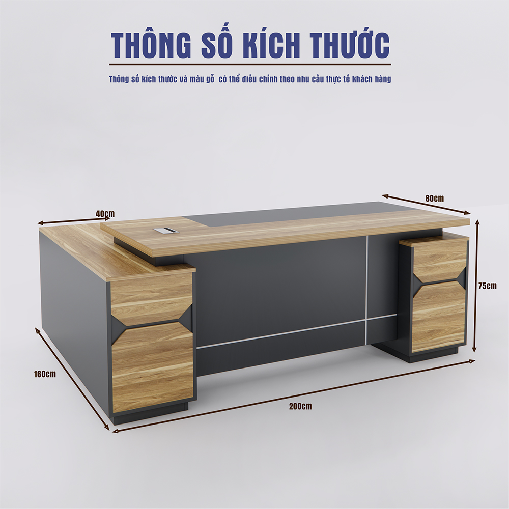 Bàn Giám Đốc BGDSM003 200cm x80cm