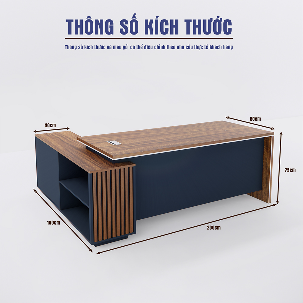 Bàn Giám Đốc BGDSM004 200cm x80cm