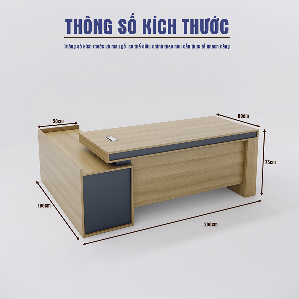Bàn Giám Đốc BGDSM005 200cm x80cm