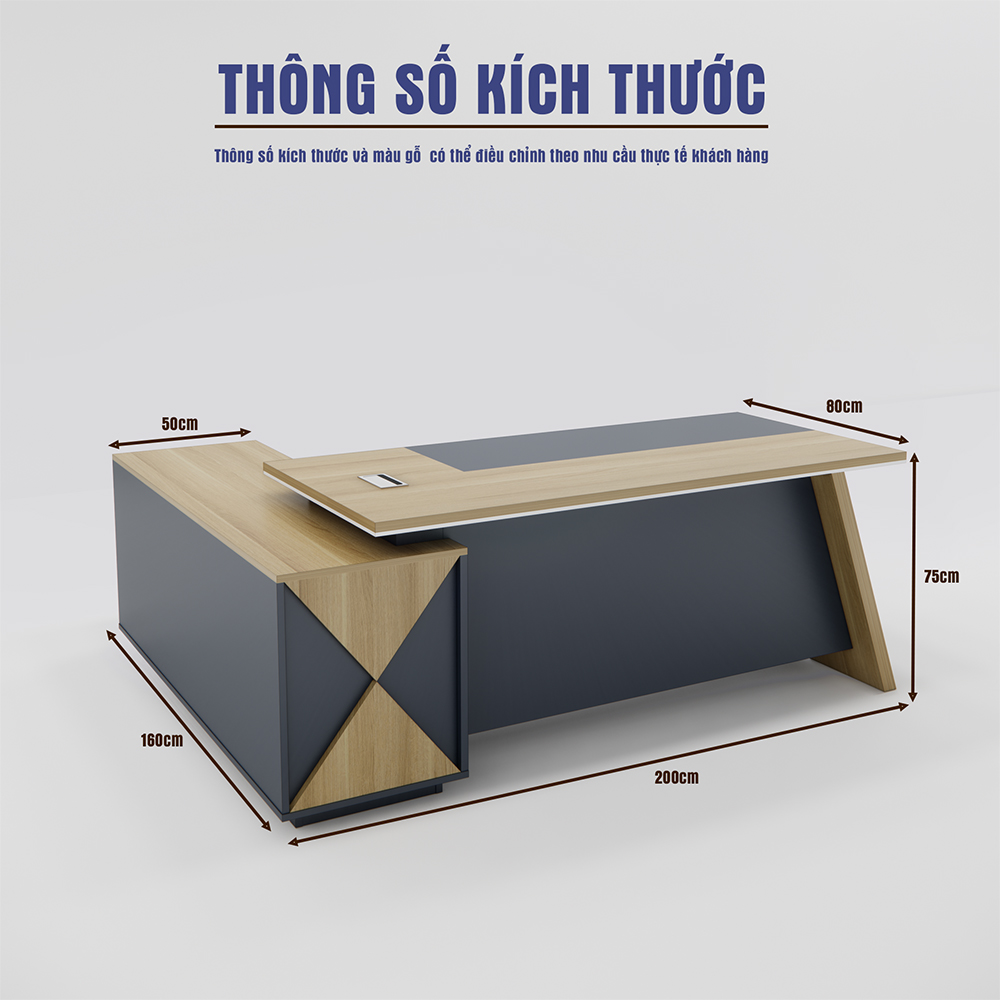 Bàn Giám Đốc BGDSM008 200cm x80cm