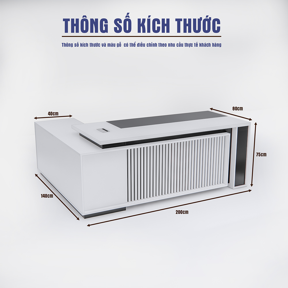 Bàn Giám Đốc BGDSM031 200cm x80cm